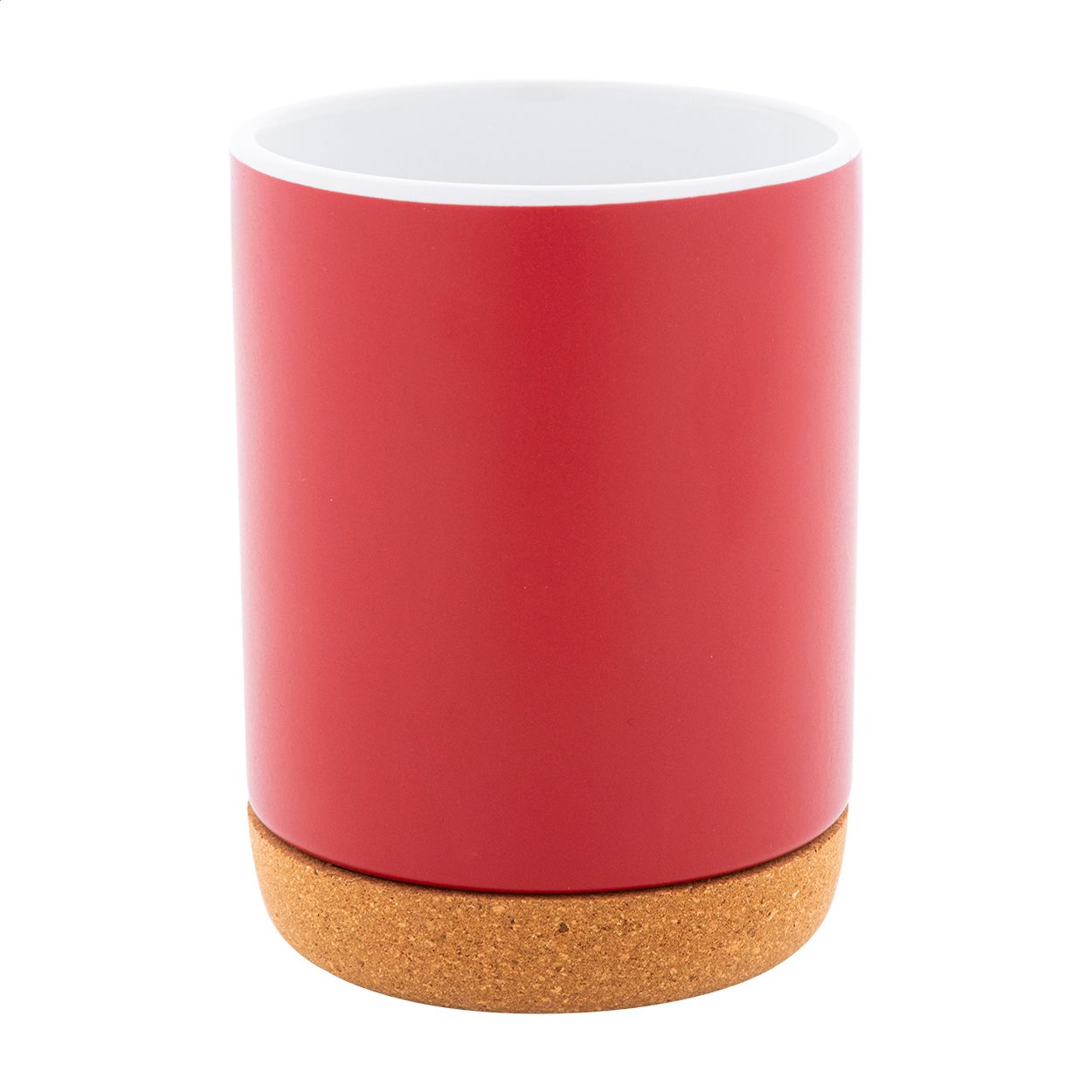 Koberg Tasse, 280 ml - rot - weiß-53