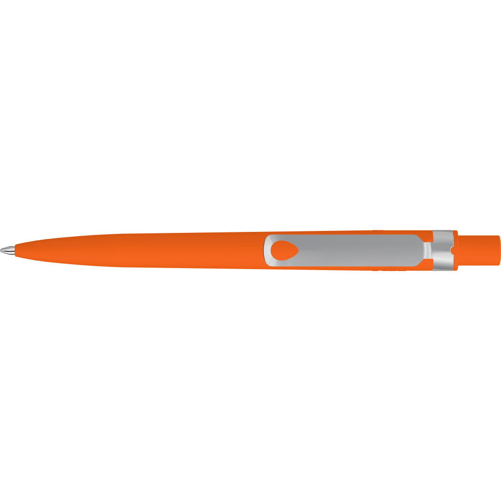 Recycled Pet Pen Core Gum Druckkugelschreiber - orange-356