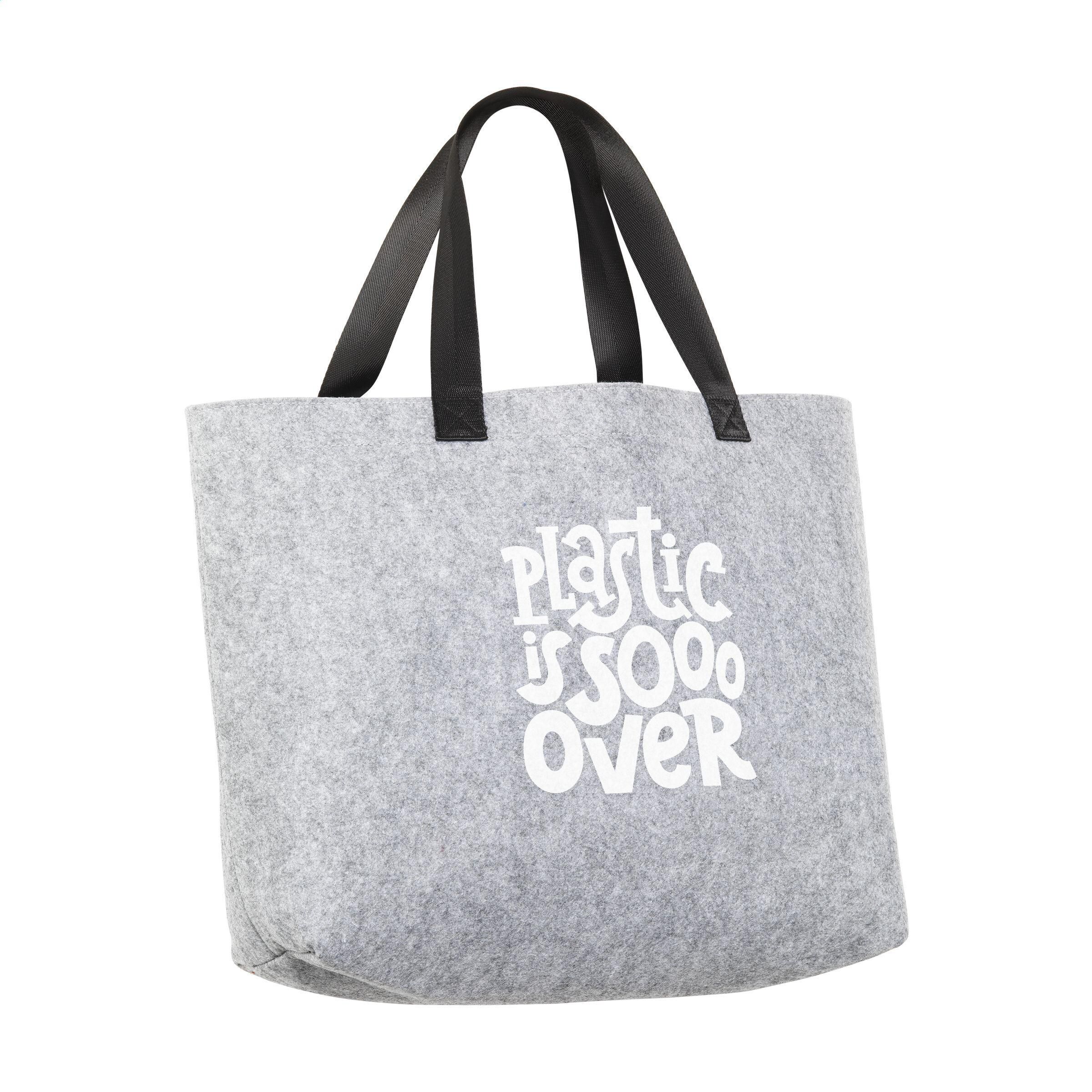 GRS RPET Felt Shoulder Bag Schultertasche - grau-564