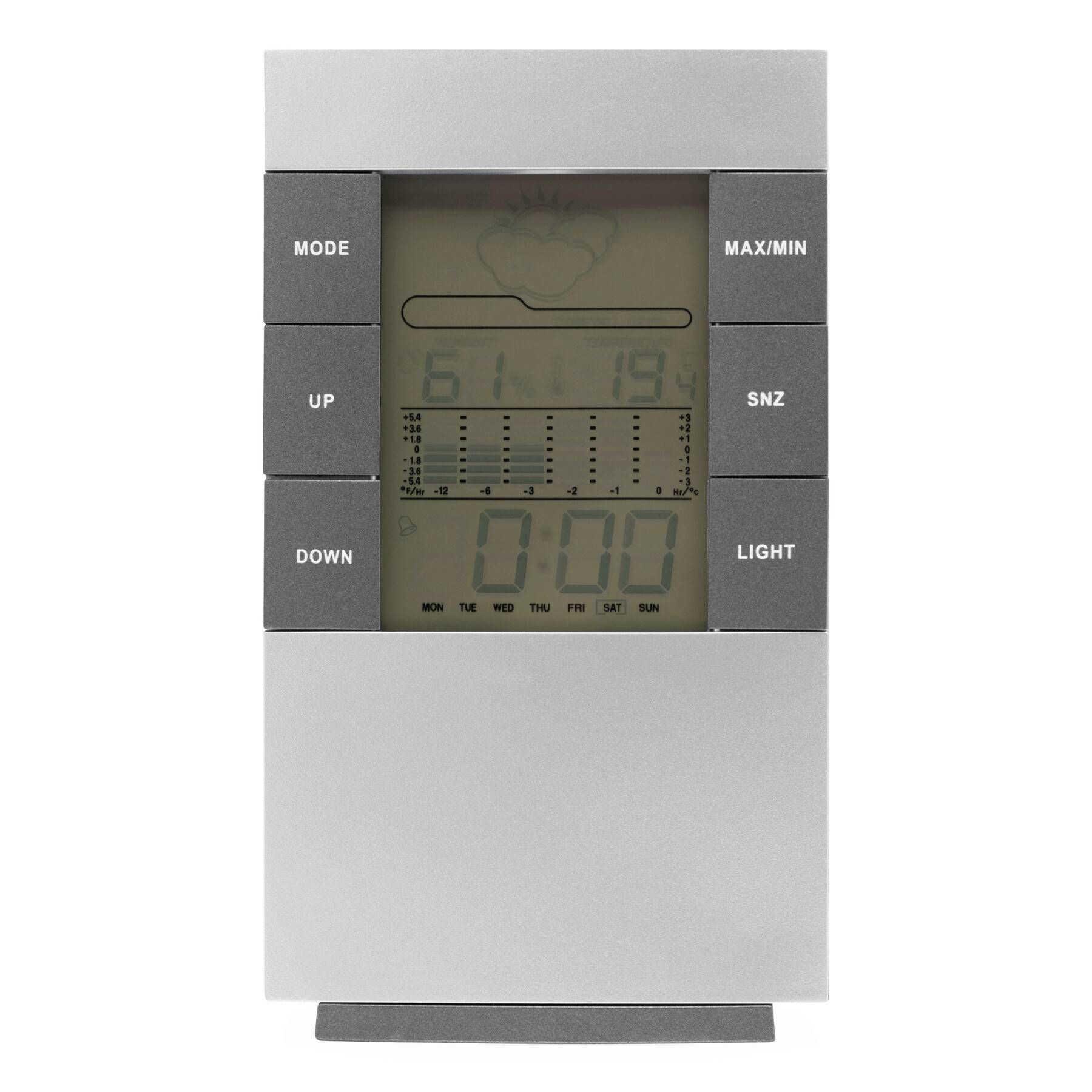 Wetterstation SUNNY TIMES - grau - silber-686