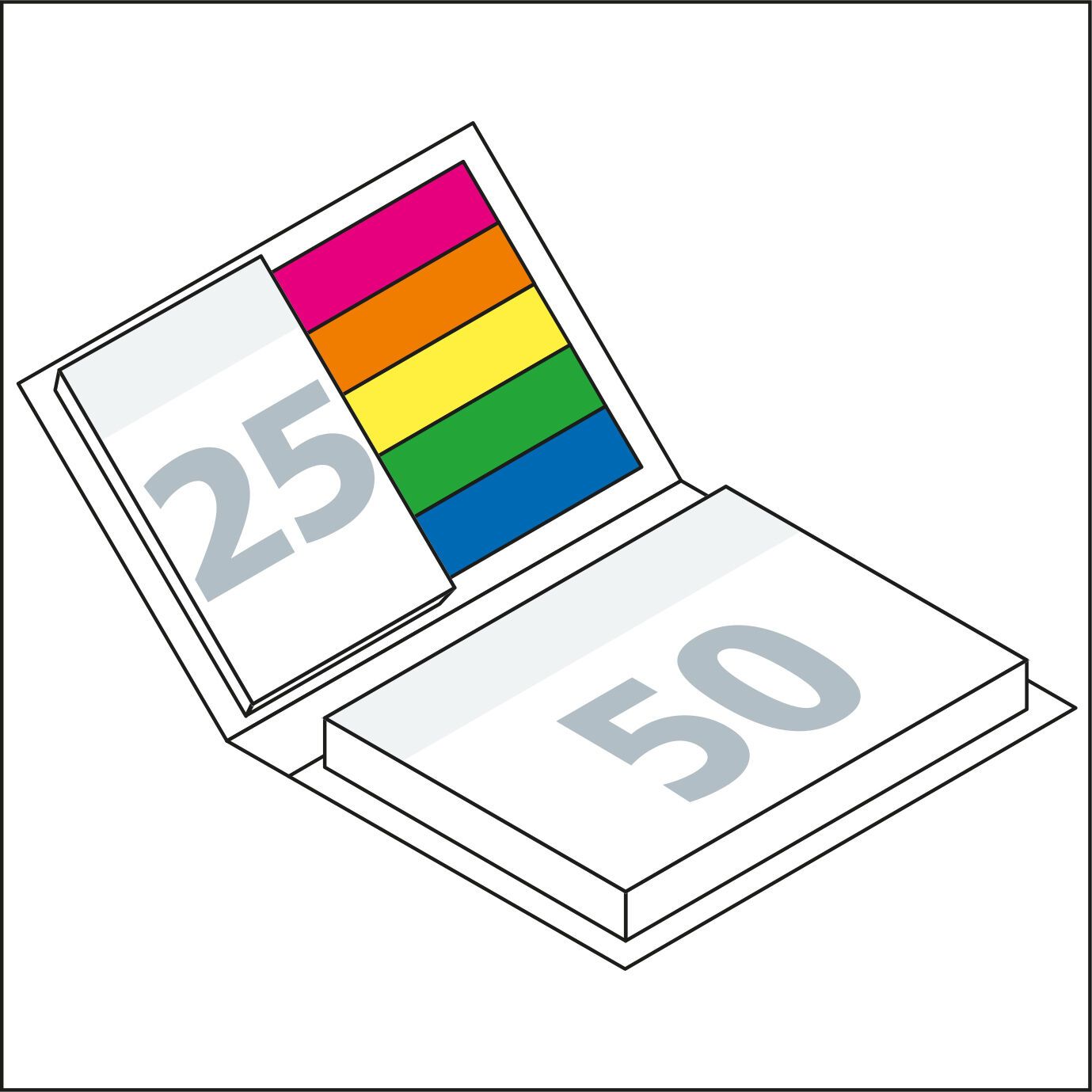 Haftnotiz-Set Oslo, matt-356