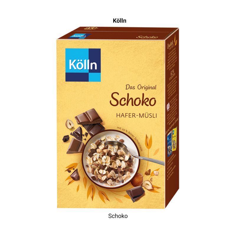 Müslibecher, Kölln Original Schoko Hafer-Müsli-219