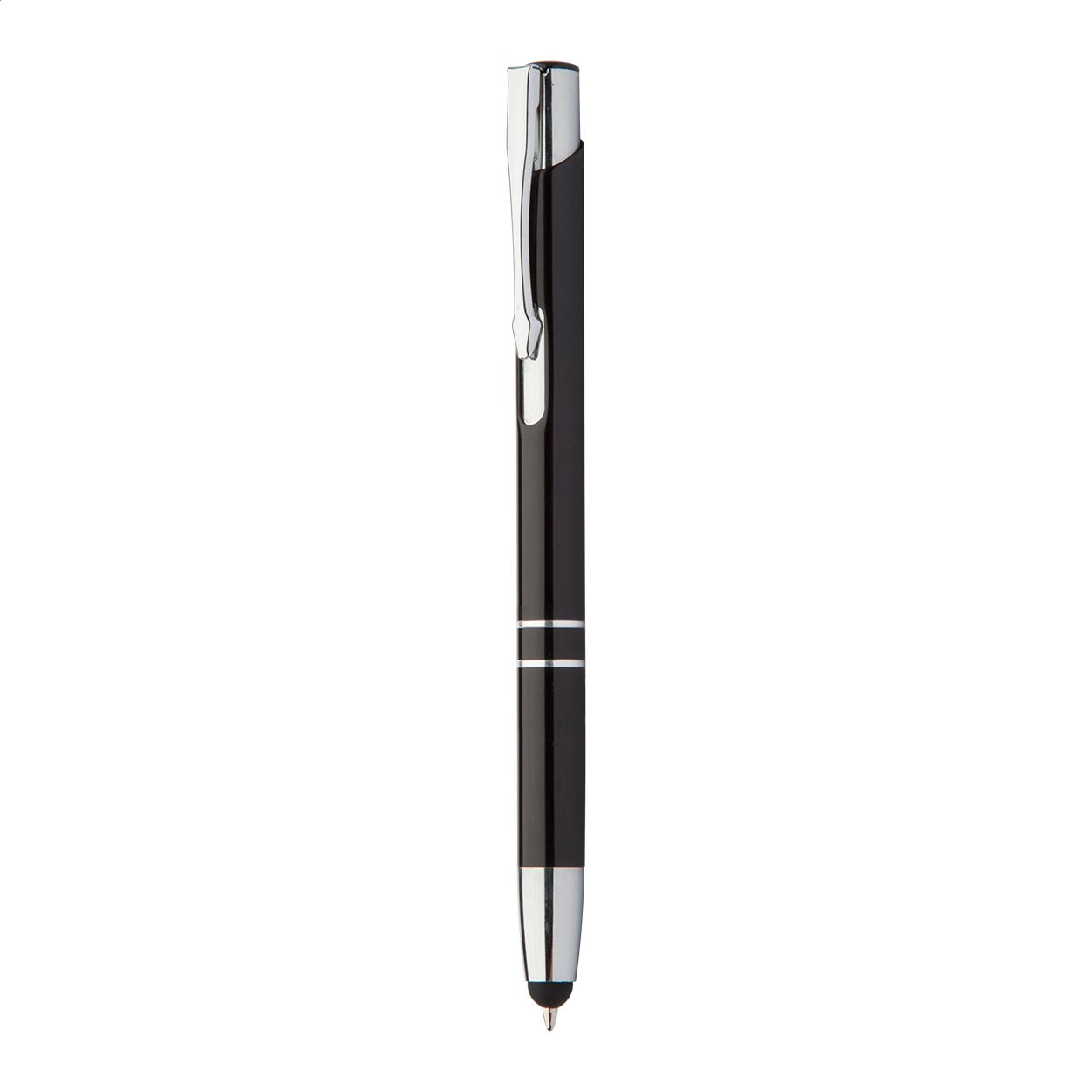 Touchpen mit Kugelschreiber Tunnel - schwarz-476