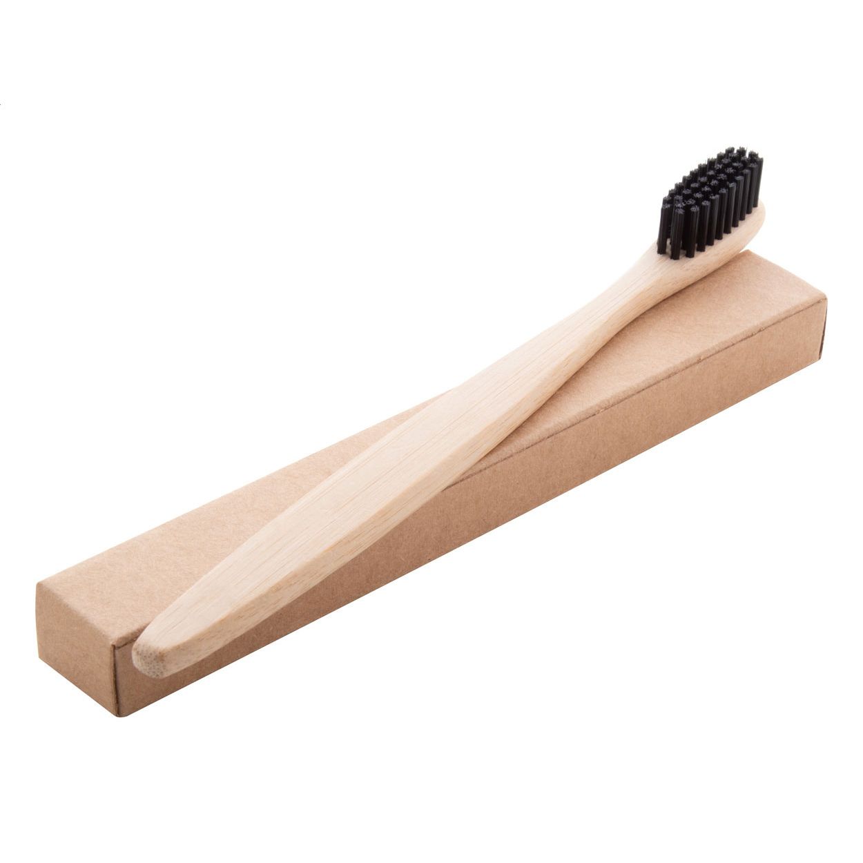 Bambus-Zahnbürste Boohoo - schwarz - natur-874