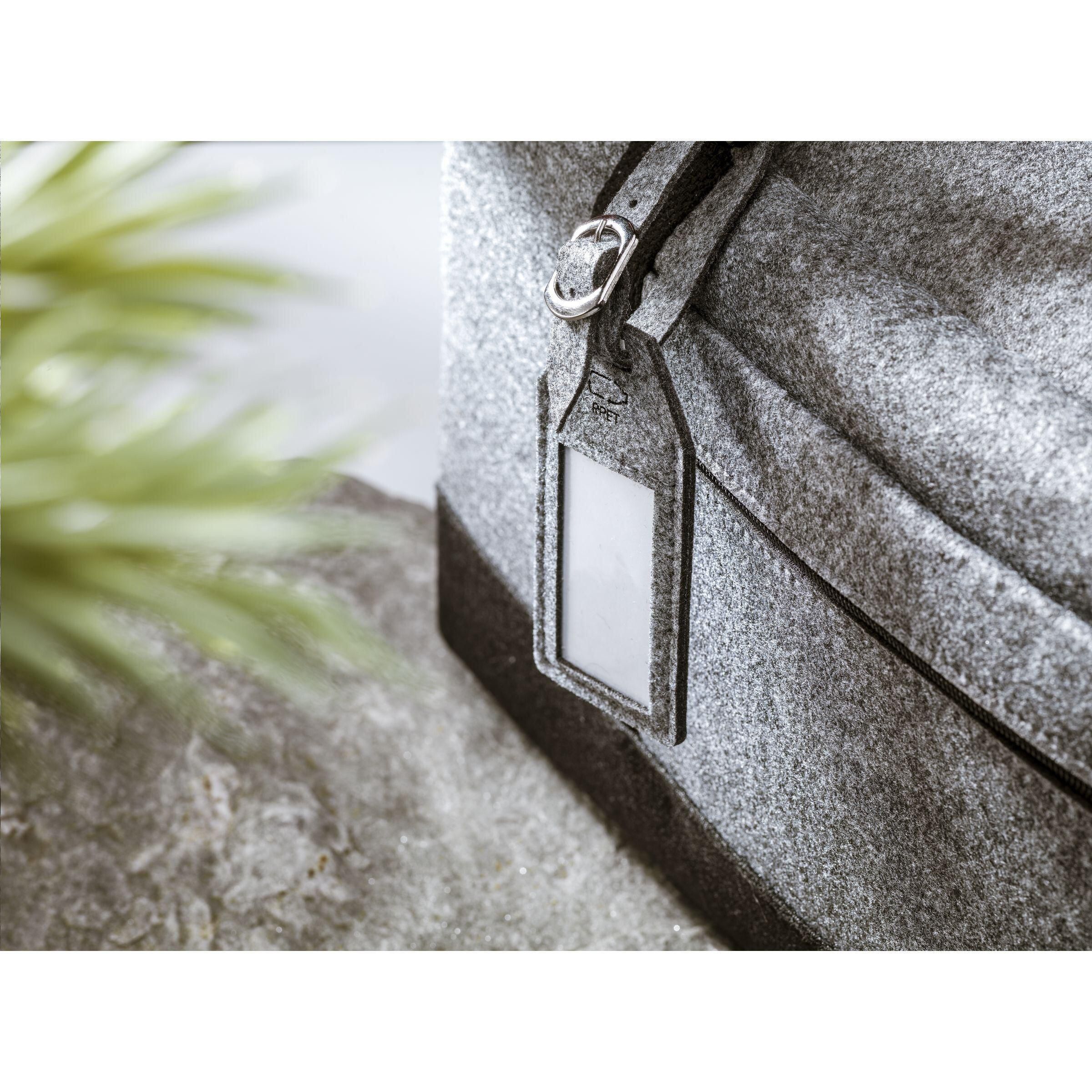 RPET Felt GRS Luggage Tag Gepäckanhänger - grau-972