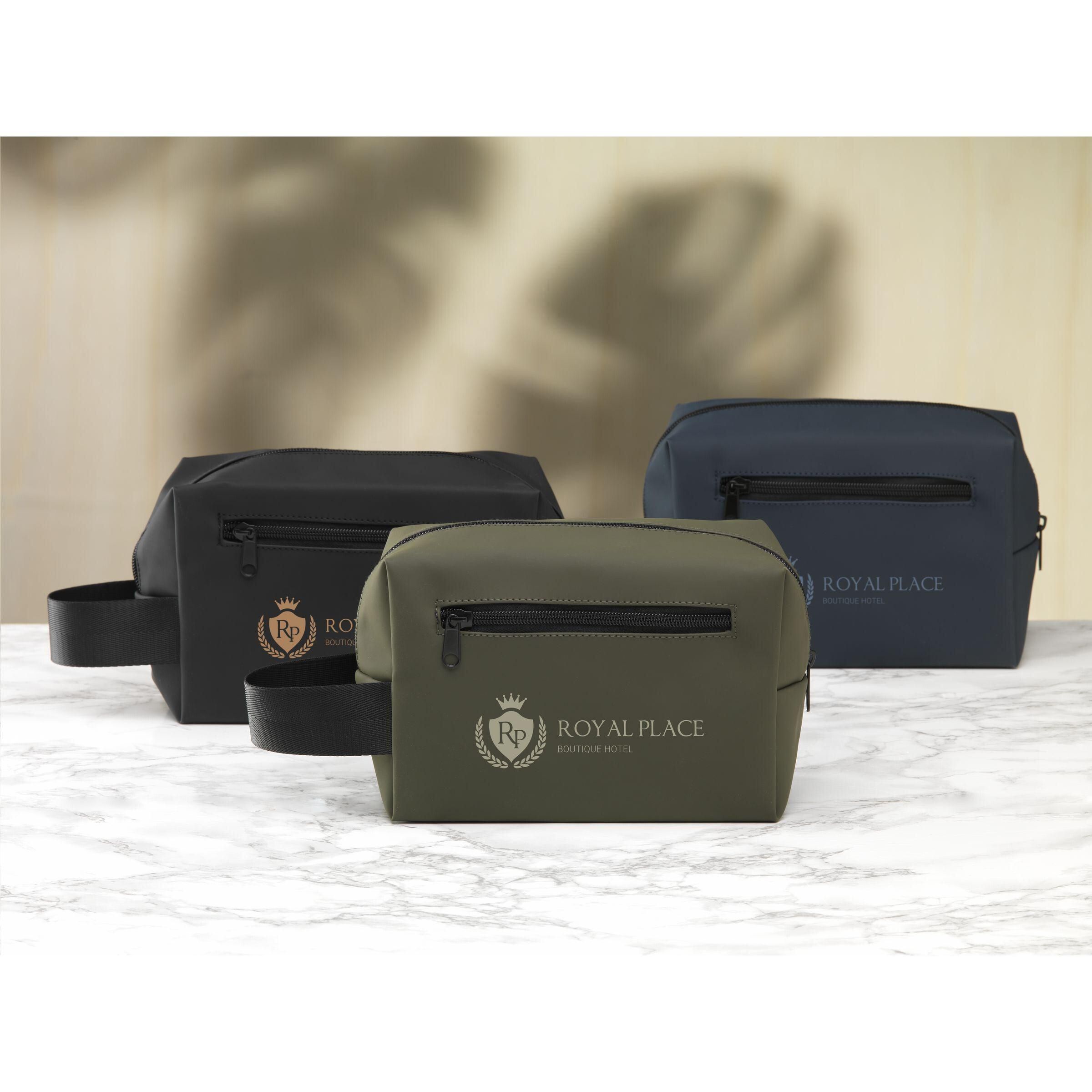 Lennon RCS Recycled Toiletry Bag - dunkelgrün-624