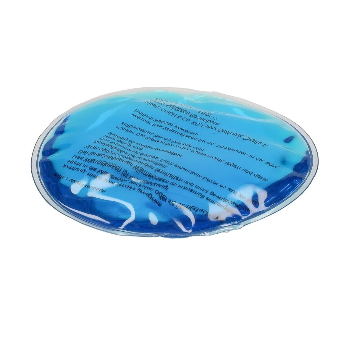 Kühl-/Wärmekissen Round - blau - transparent-704