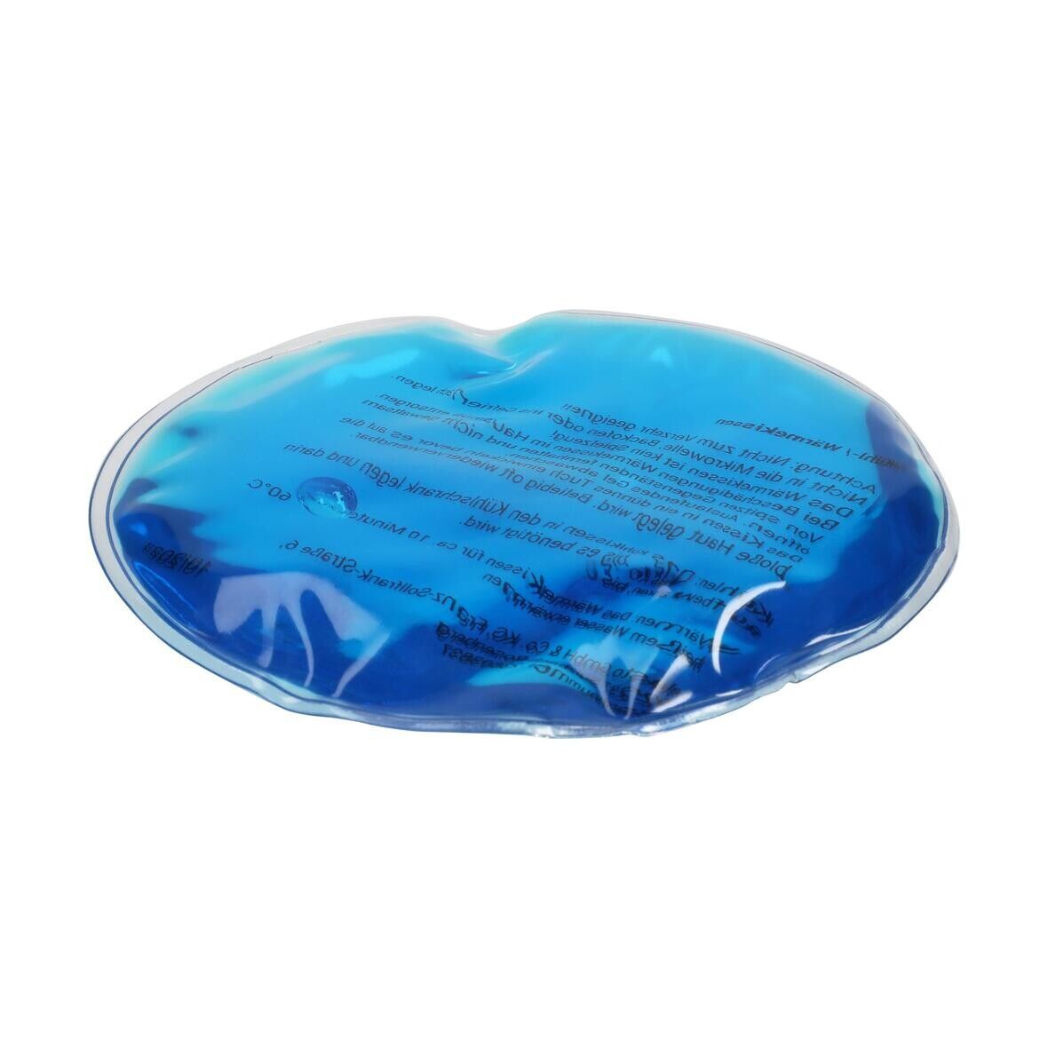 Kühl-/Wärmekissen Round - blau - transparent-704