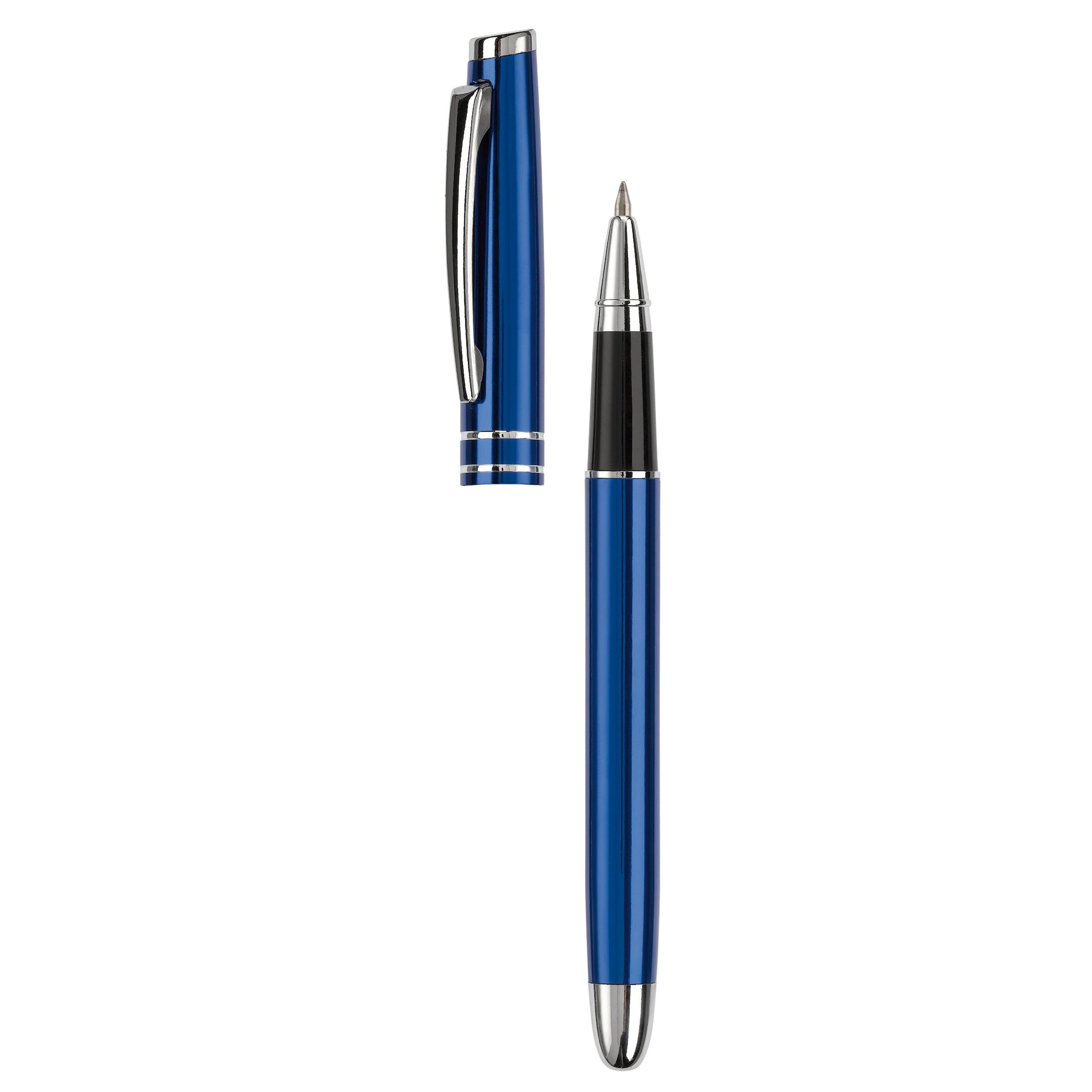 Aluminium Rollerball mit 2 Ringen - dunkelblau-505