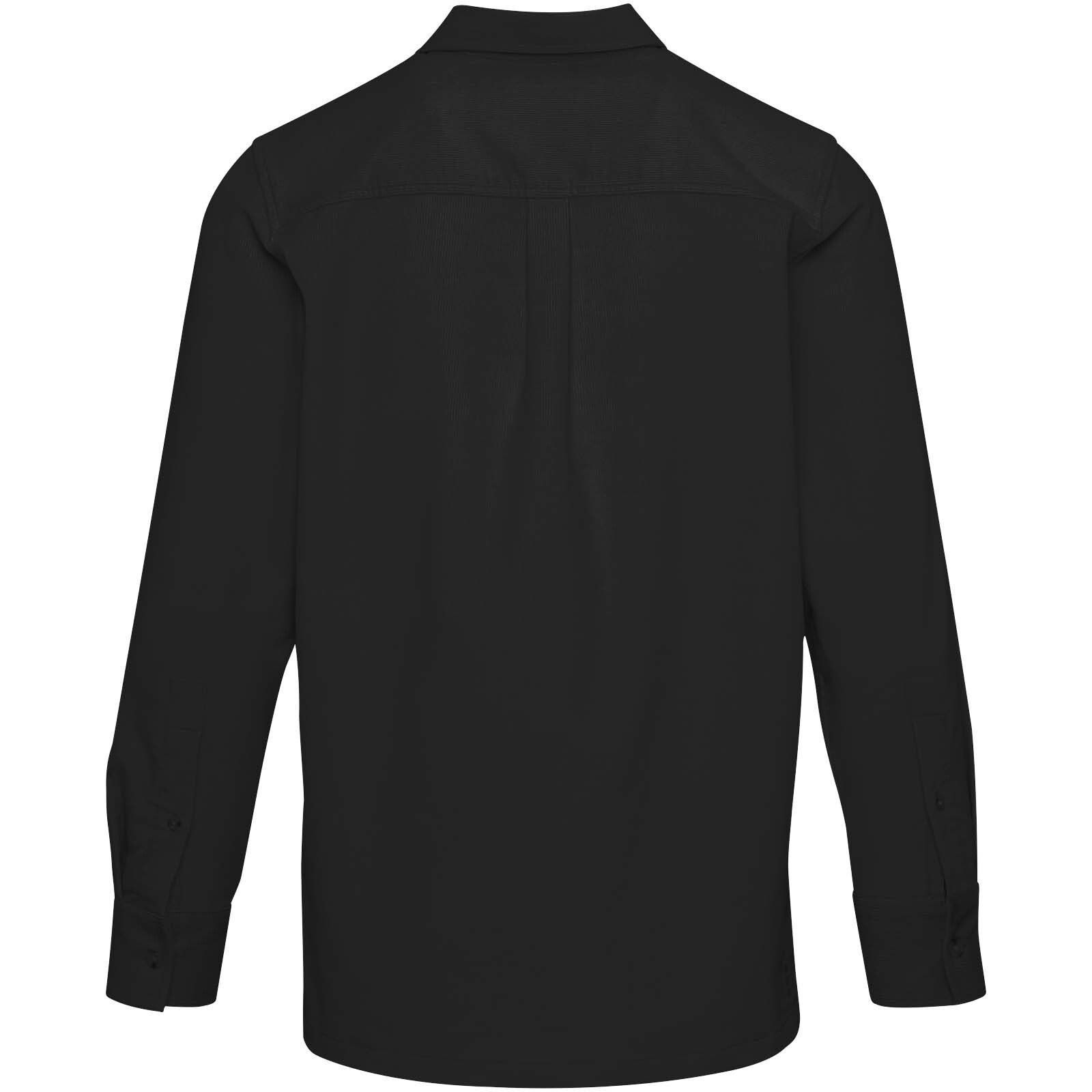 Alum Hemd aus Cord   - schwarz - 3XL-702