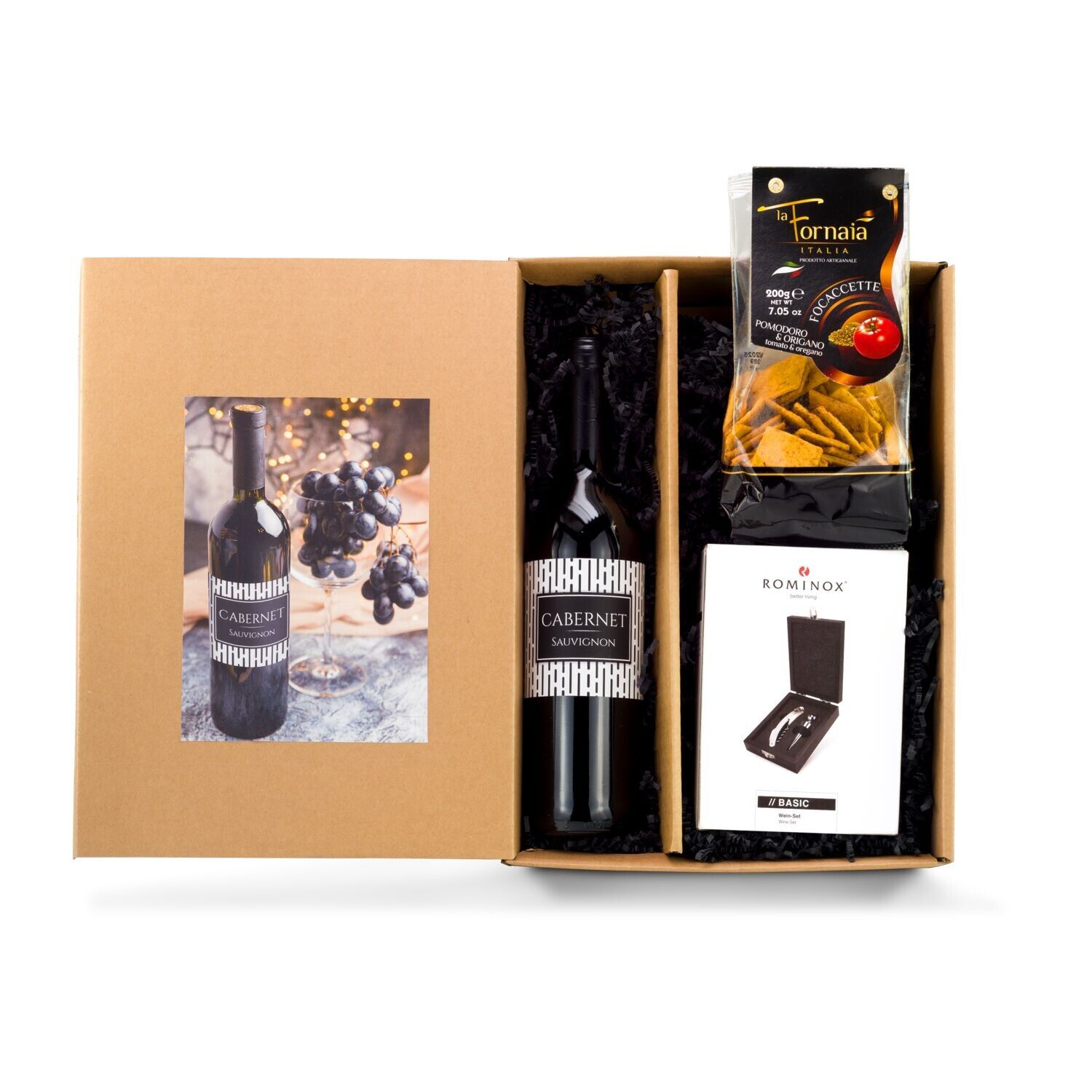 Geschenkset Wein & Snack-867