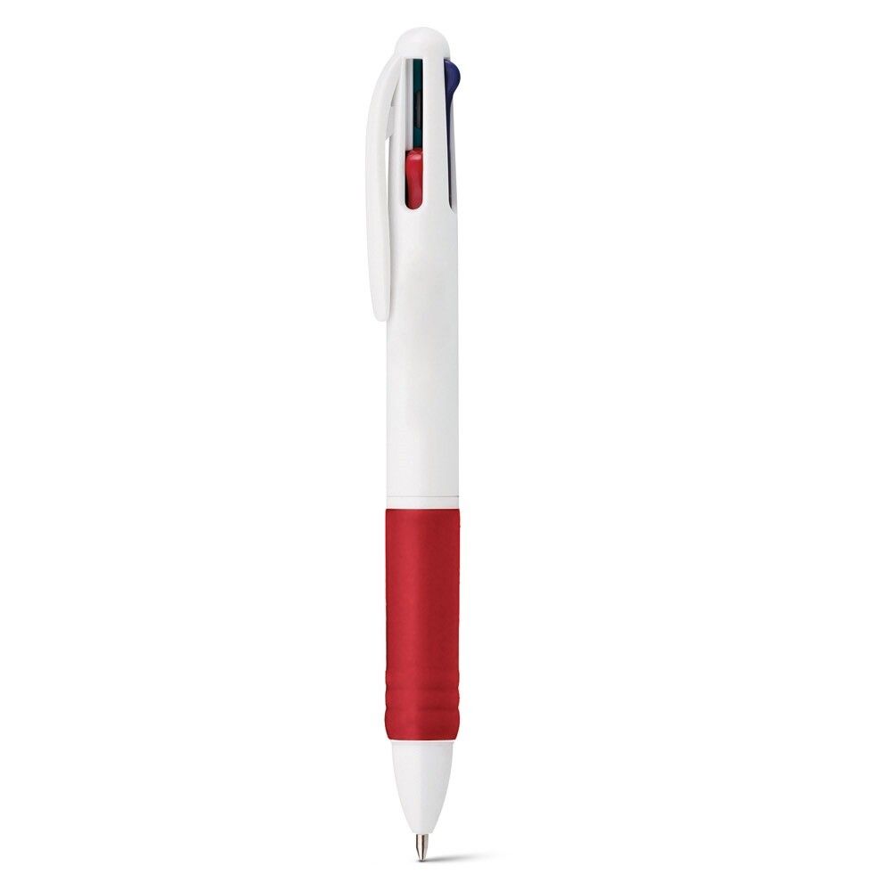 OCTUS 4 in 1 Kugelschreiber mit 4 Minenfarben - rot-625