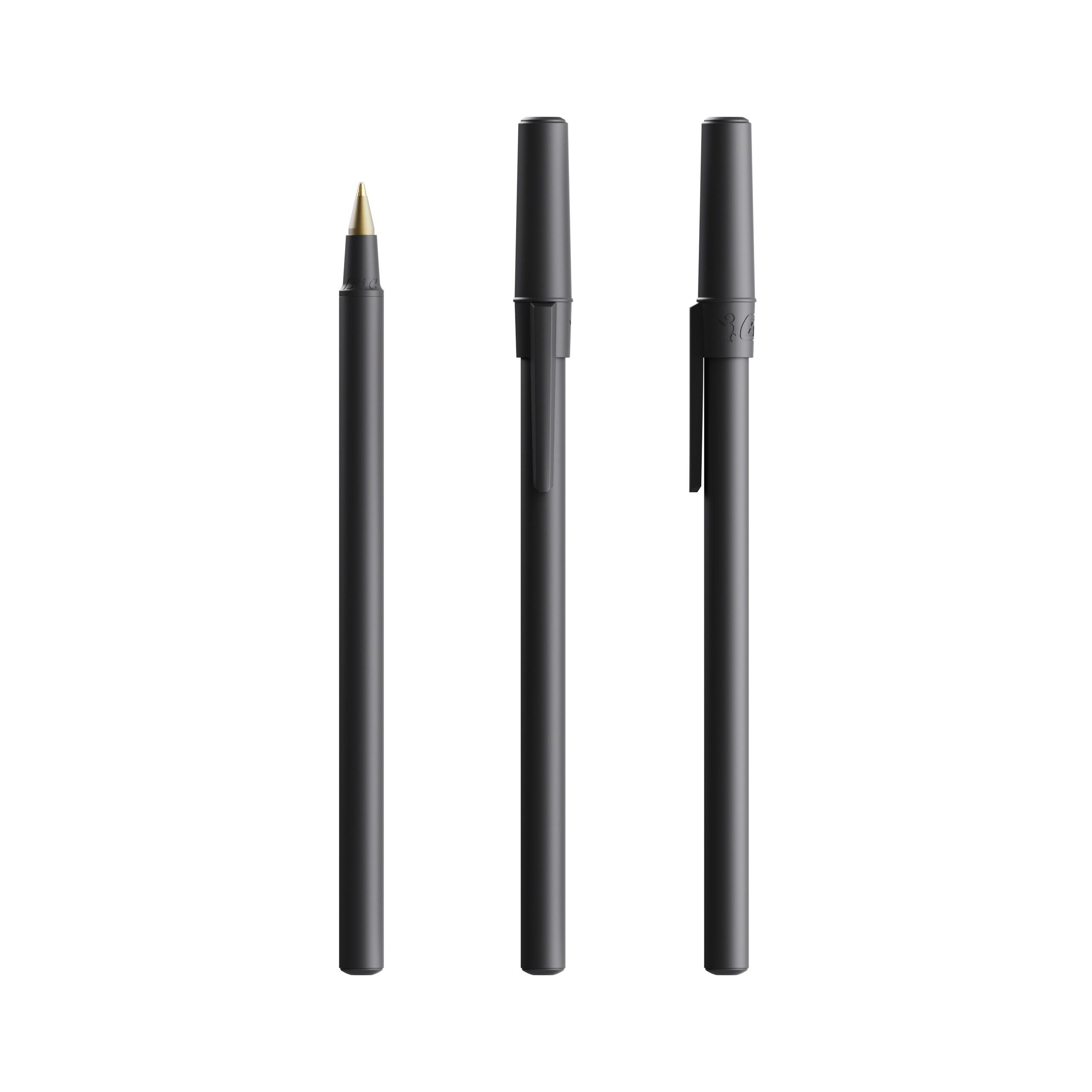 BIC® Round Stic® Kugelschreiber, Mine schwarz - schwarz-573