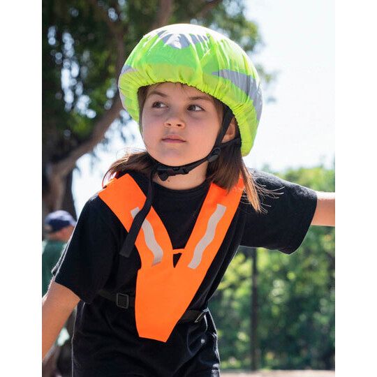 Kids´ Hi-Vis Safety Collar Haiti With Safety Clasp - signal orange-445