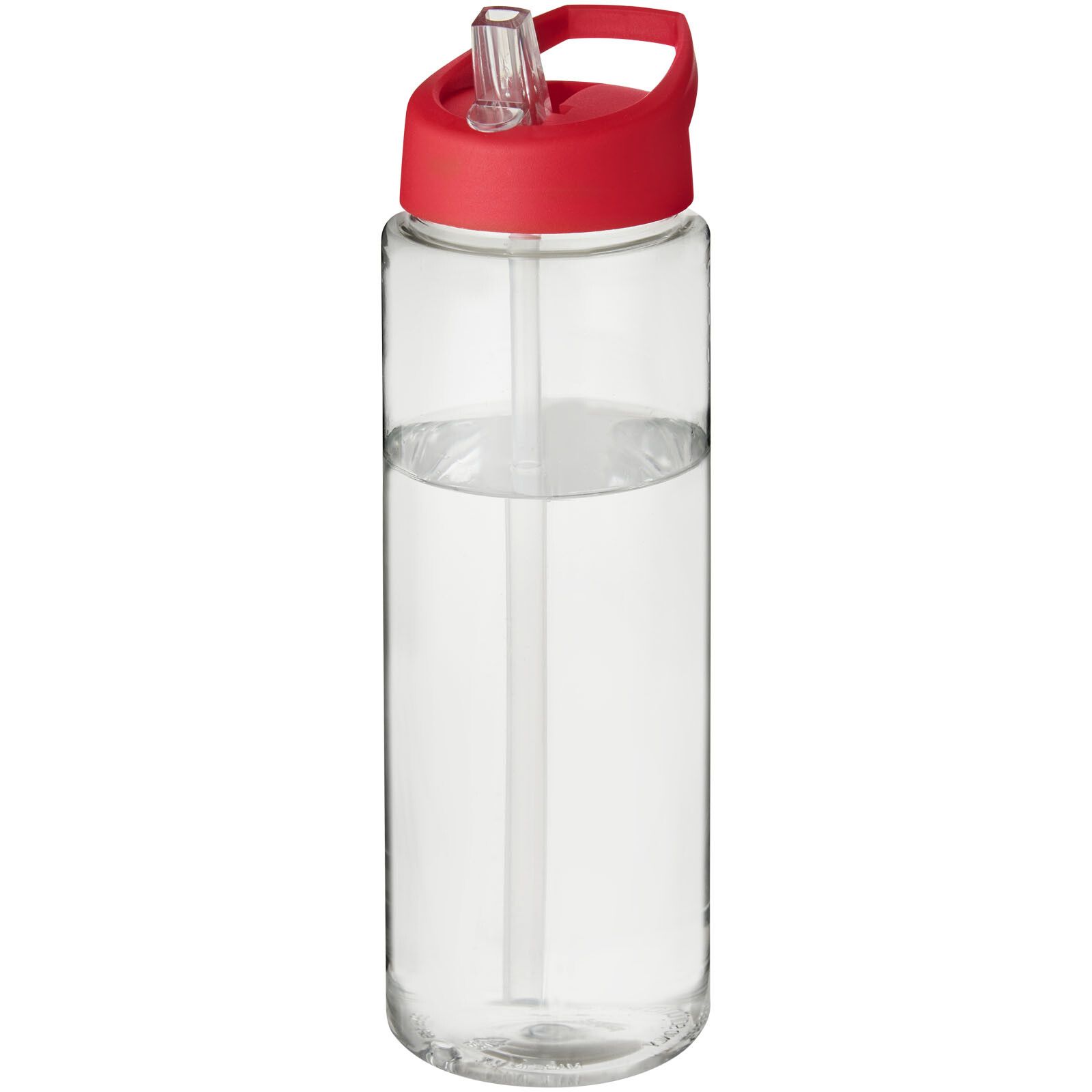H2O Active Vibe 850 ml Sportflasche mit Ausgussdeckel - transparent -  rot-177