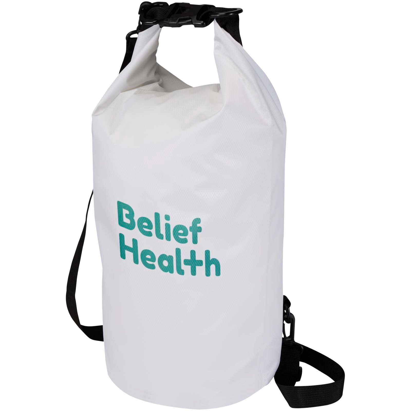 Camper recycelte, wasserdichte Reisetasche, 10 l - weiss-187