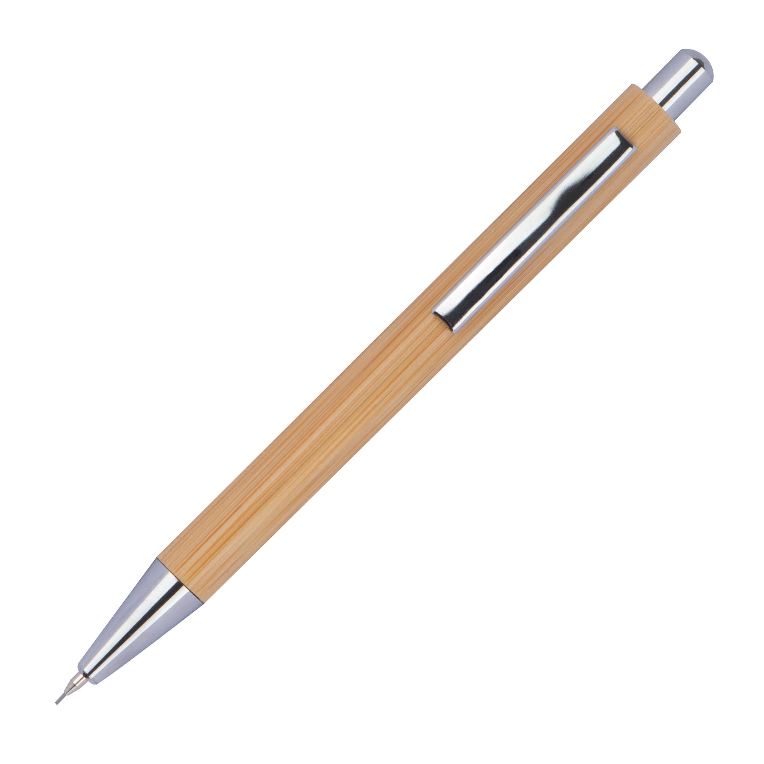Schreibset aus Bambus - beige-829