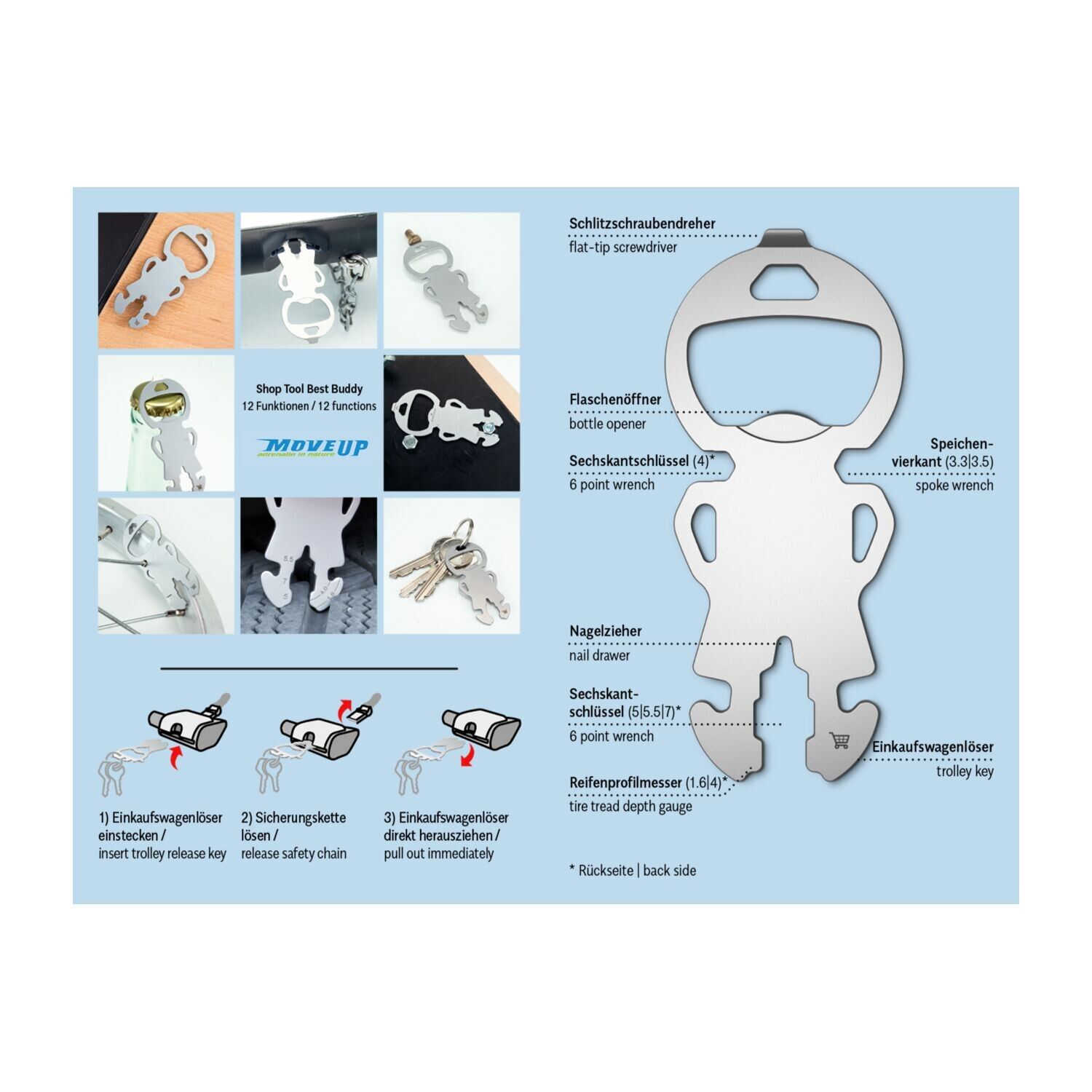ROMINOX® Shop Tool Best Buddy - 12 Funktionen-518