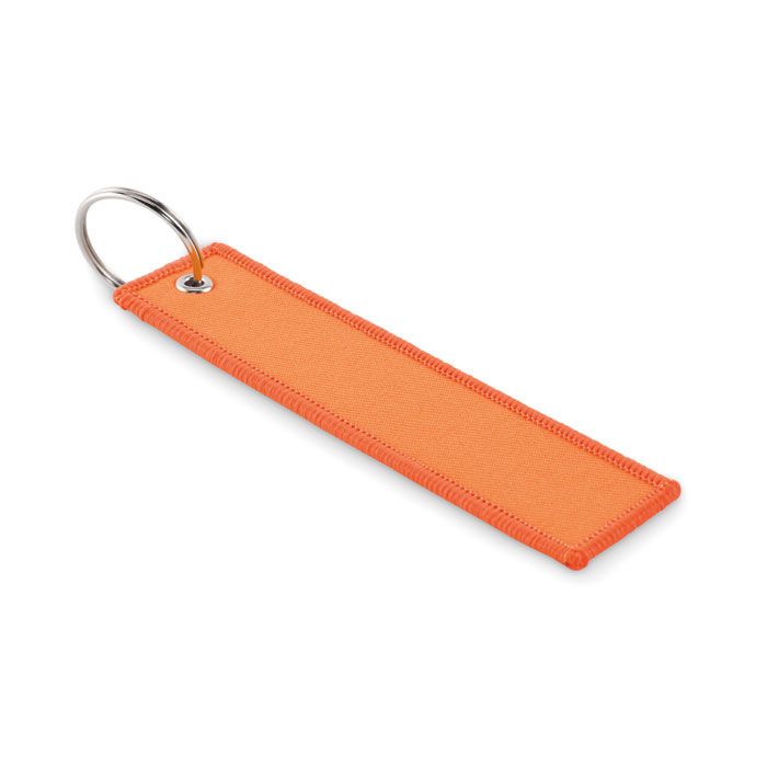Schlüsselring Polyester Tag TAKEOFF - neon orange-781