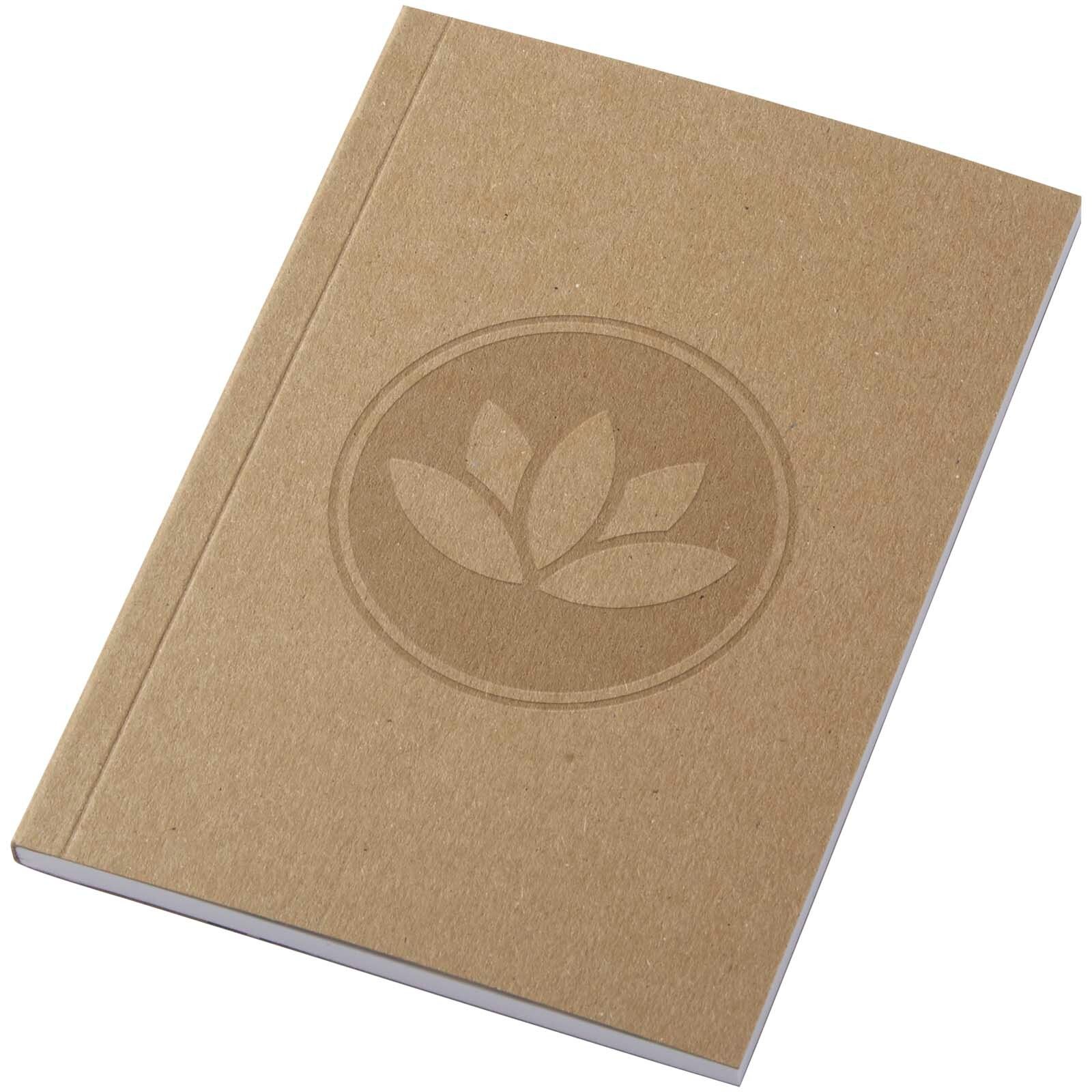Novella Austen A6 Softcover Notizbuch aus recyceltem Kraftpapier – 50 Blatt - natur-475
