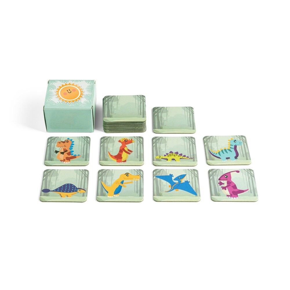 TRICERATOPS Memory-Spiel mit 20 Teilen - hellgrün-283