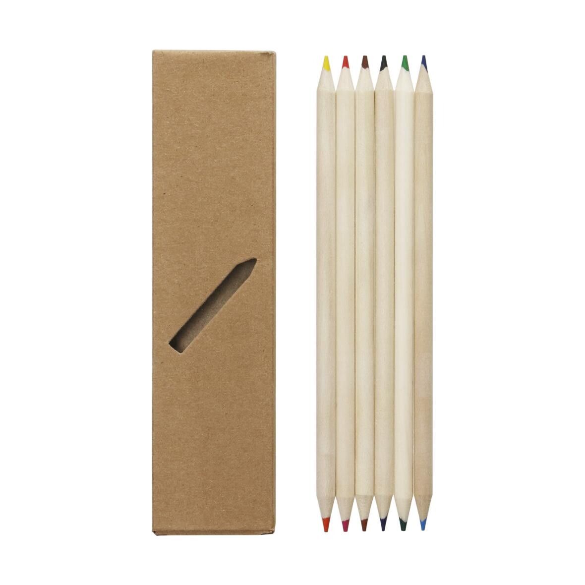 Malstifte Duo, 6er Set - natur-157
