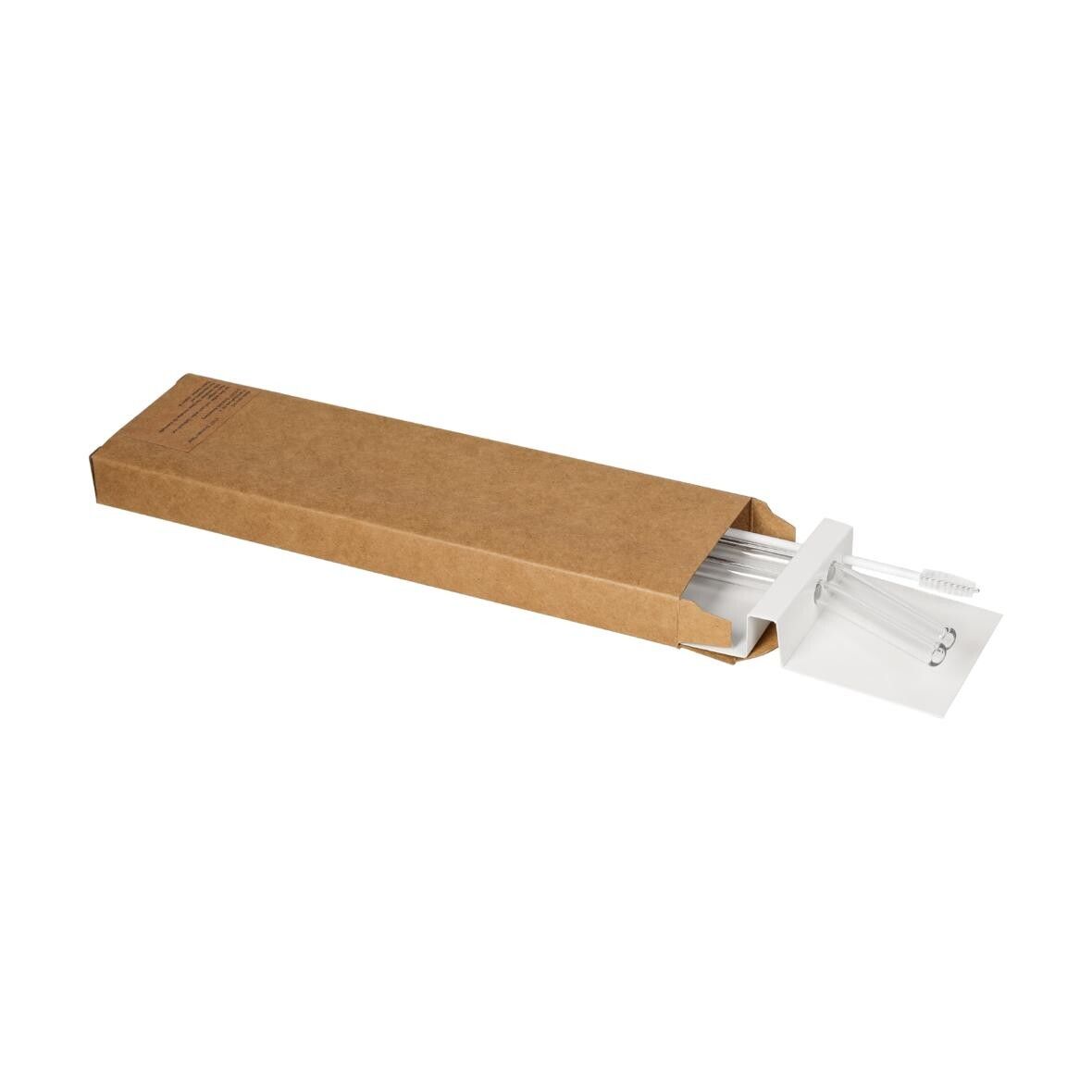 Strohhalm Glas - transparent-23