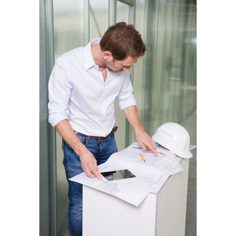 Troika Multitasking-Kugelschreiber CONSTRUCTION - rot - silber-691