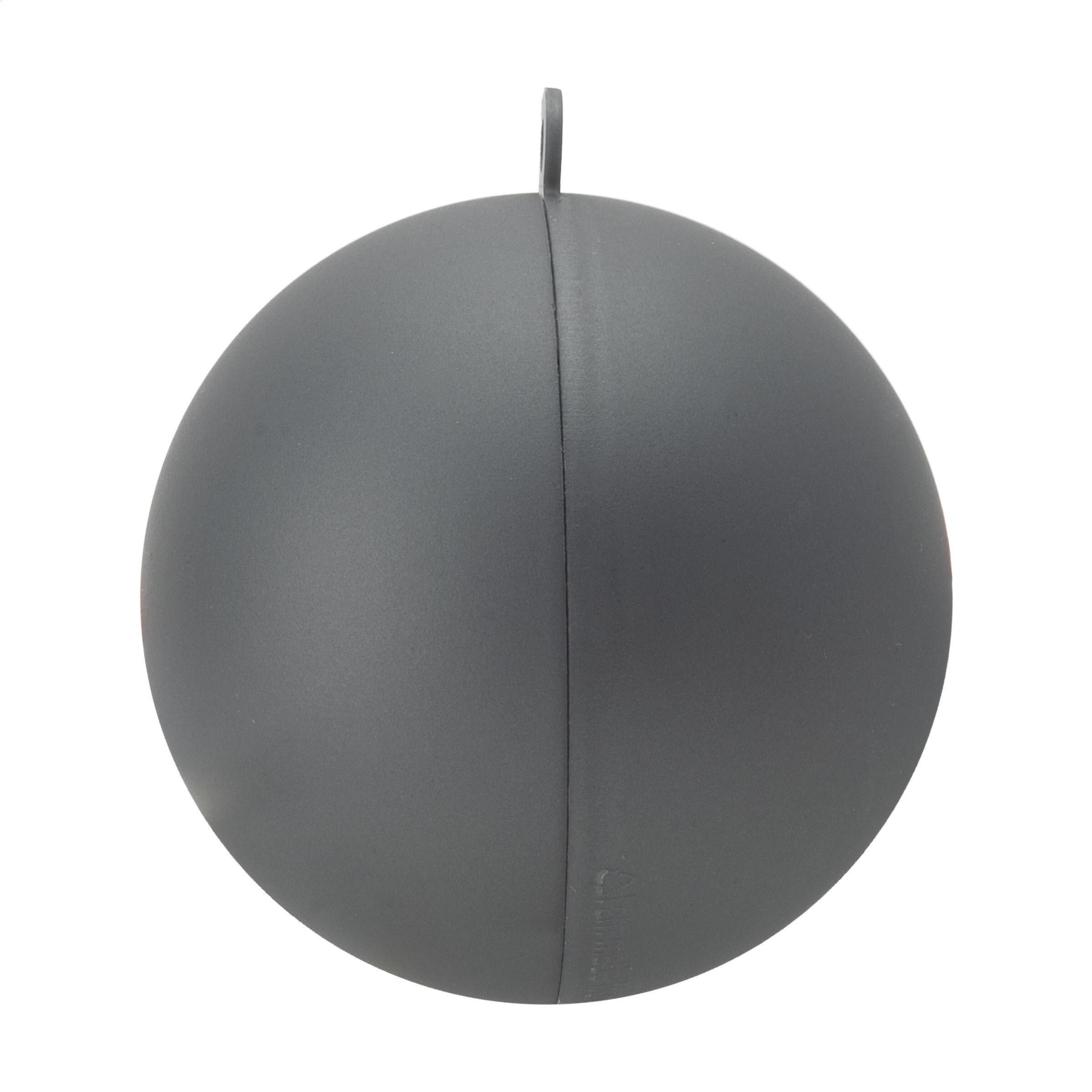 Weihnachtskugel Ø 7 cm Recycled PP - Made in Europe - silber-758