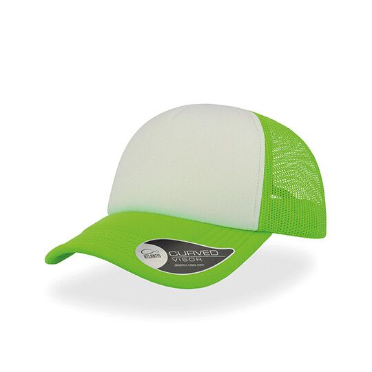 Rapper Cap - white - green fluo - green fluo-604