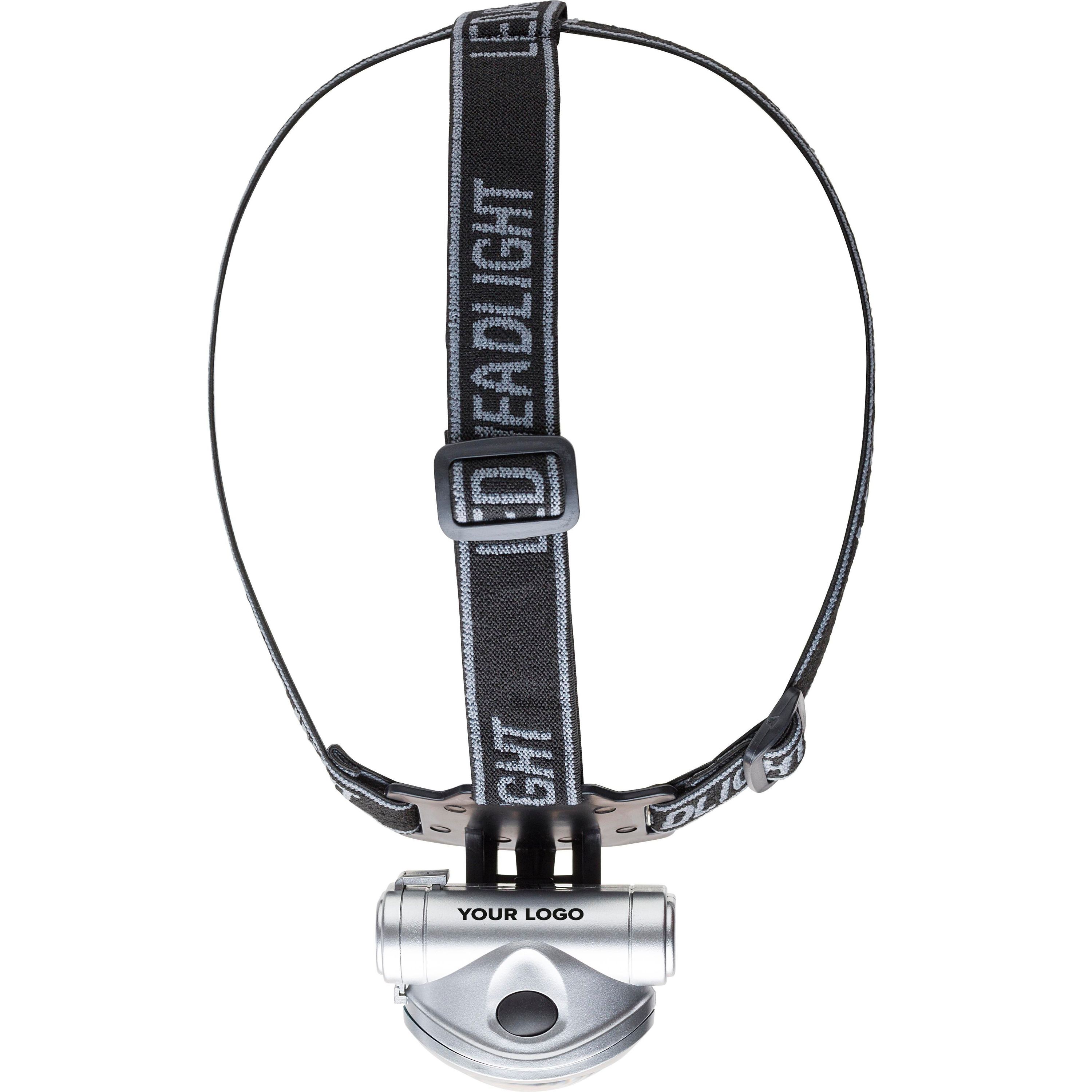 LED-Kopflampe aus ABS-Kunststoff Marisa - silber-197