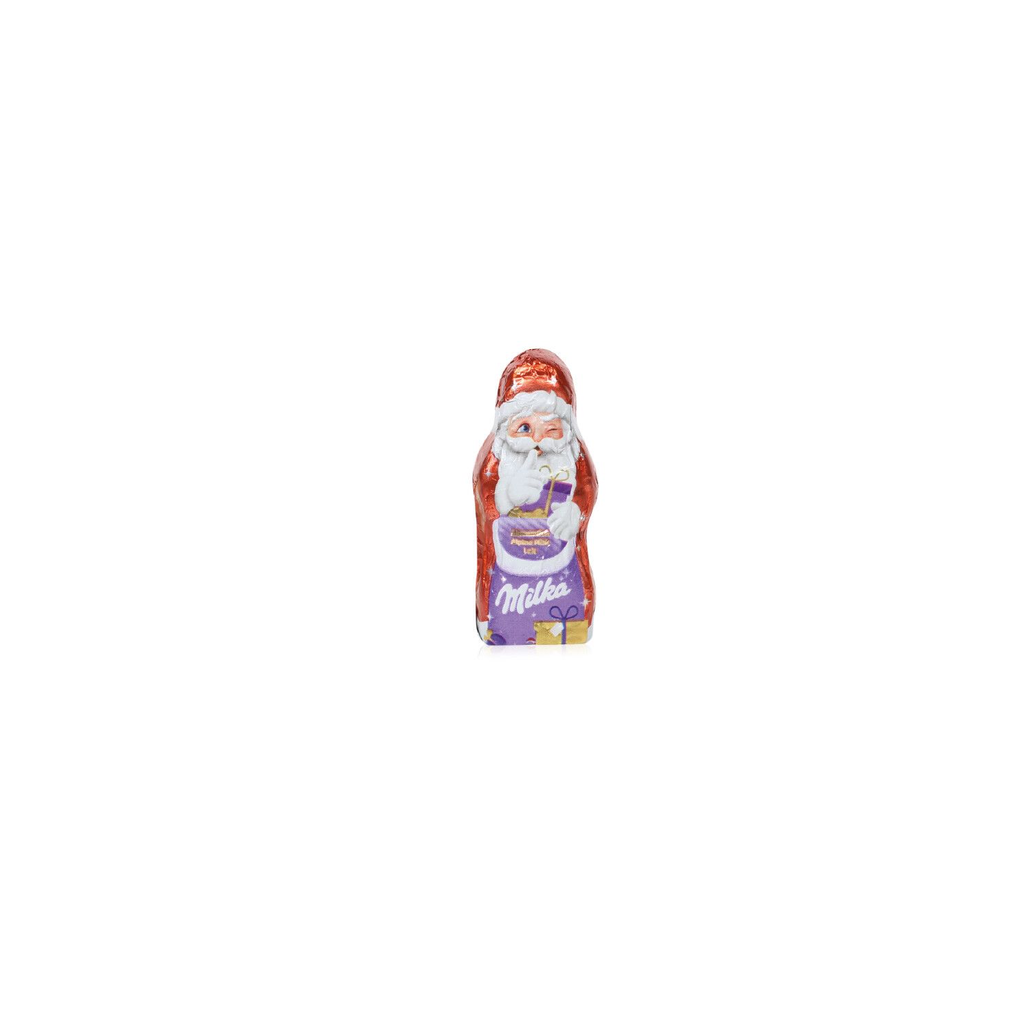 Werbe-Klappkarte mit Weihnachtsmann von Milka-844