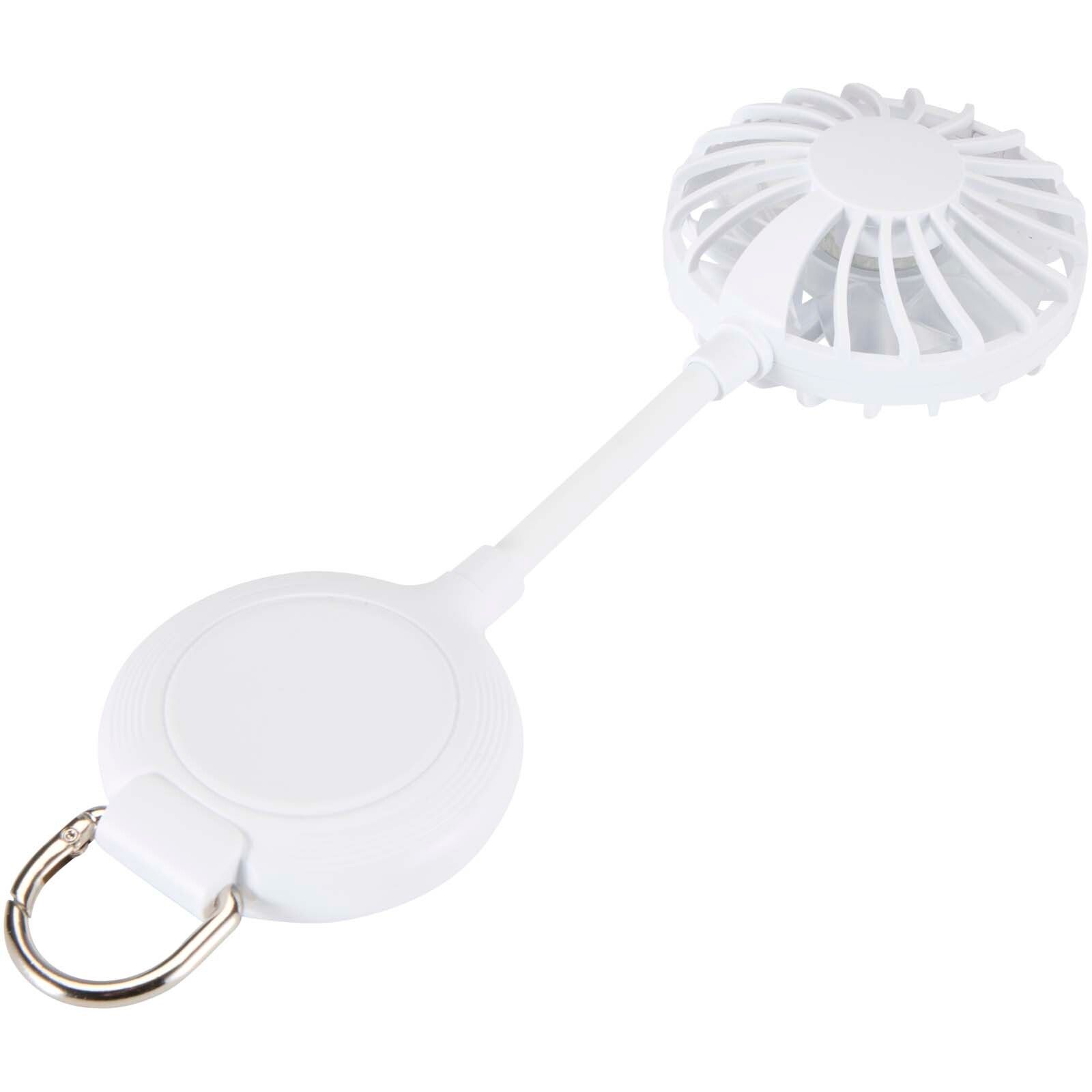 Ventio Magnetischer, tragbarer Ventilator aus recyceltem Kunststoff - weiss-257