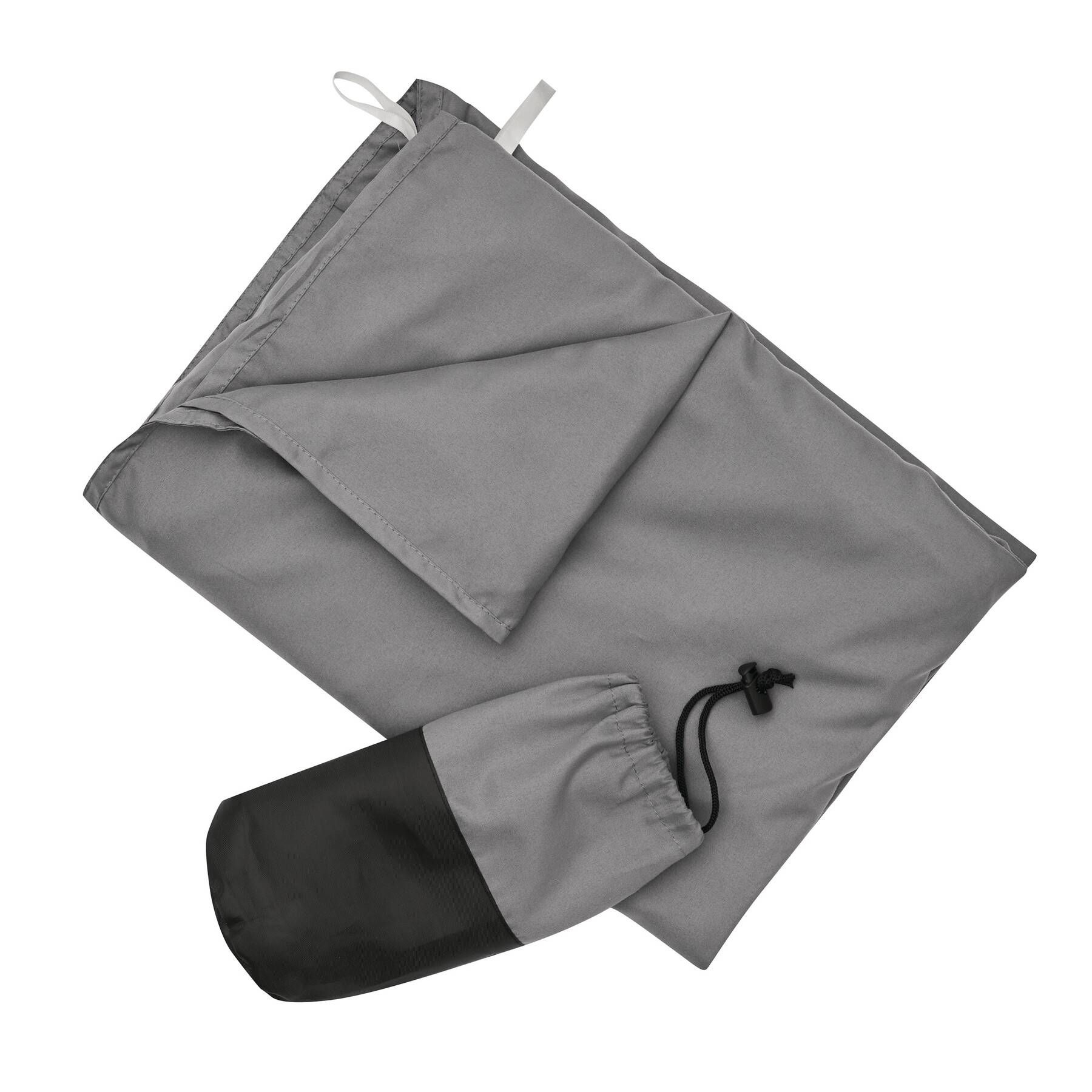 Reiseschlafsack VACATION VIBES - grau - schwarz-239