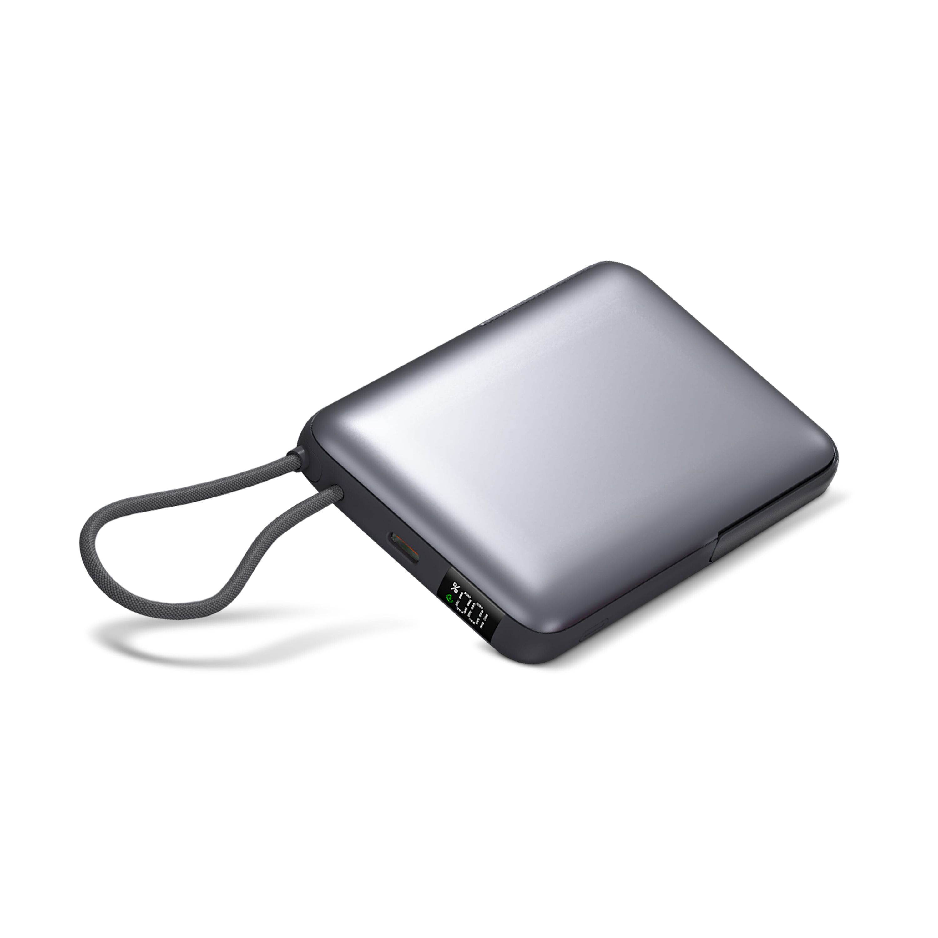 Nova Wireless Powerbank Kompatibel mit MagSafe und Apple Watch 10000 mAh - dunkelgrau-453