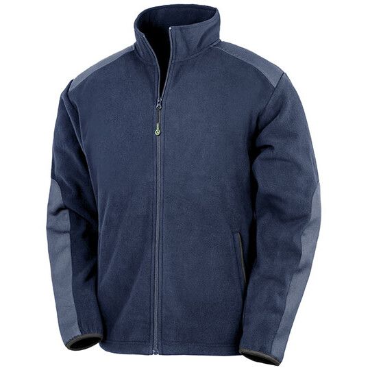 Recycled Heavy Duty Microfleece Jacket - navy-902