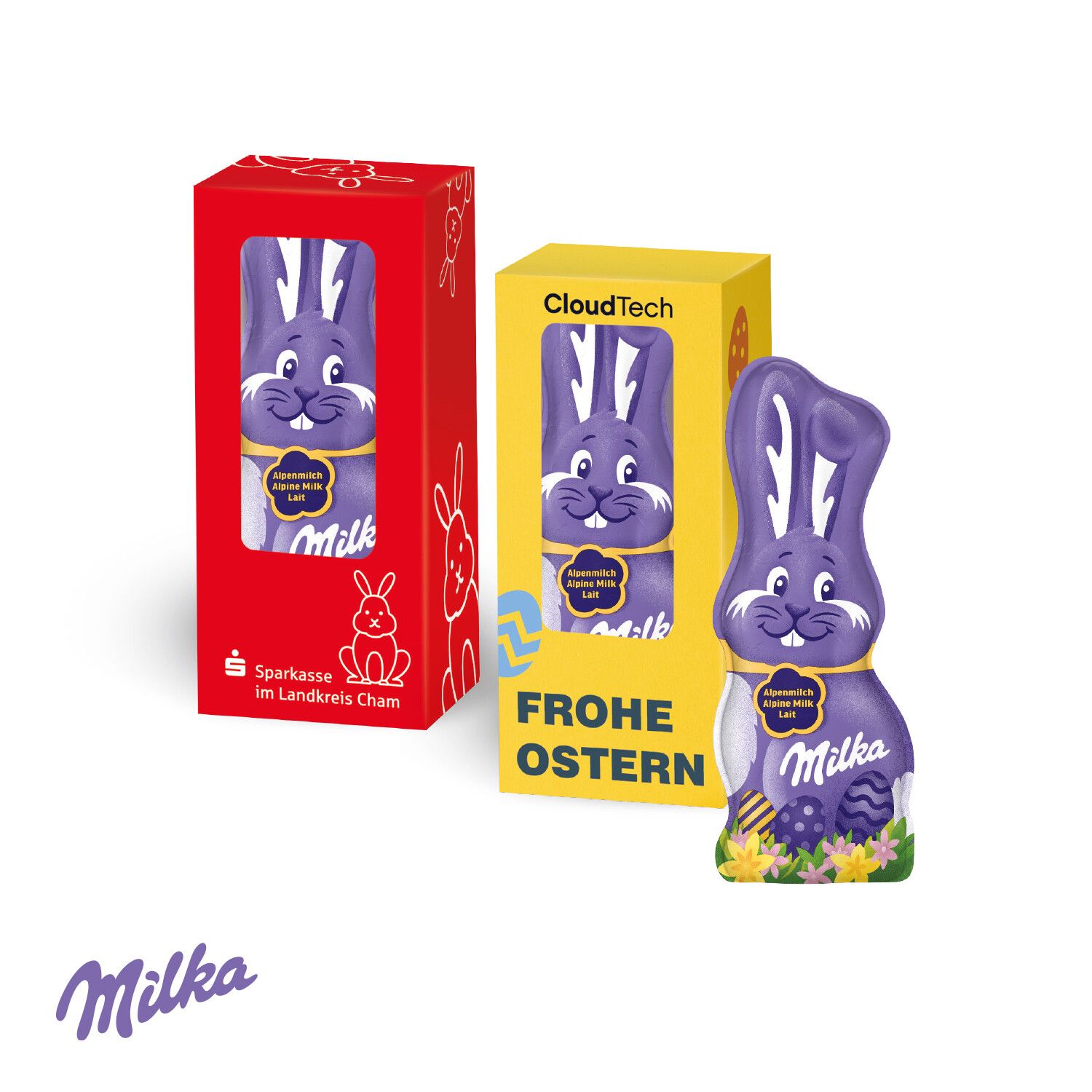 Milka Schmunzelhase in der Werbebox 15g-681