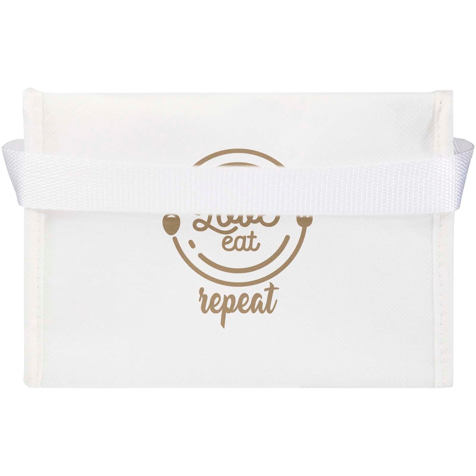 Spectrum Kühltasche aus recyceltem GRS Non Woven für 6 Dosen 4 L - weiss-415