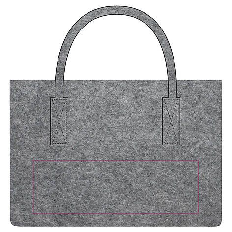 Veredelungsposition Tasche Vorderseite unten
