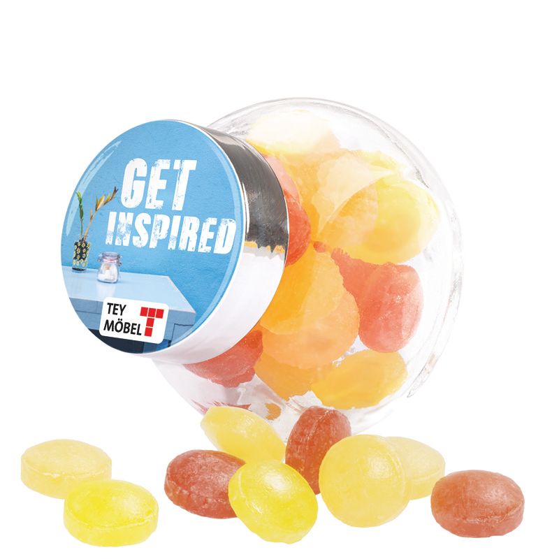 Bonbonglas Mini, Doming, Mini Bonbons Fruchtmix-825