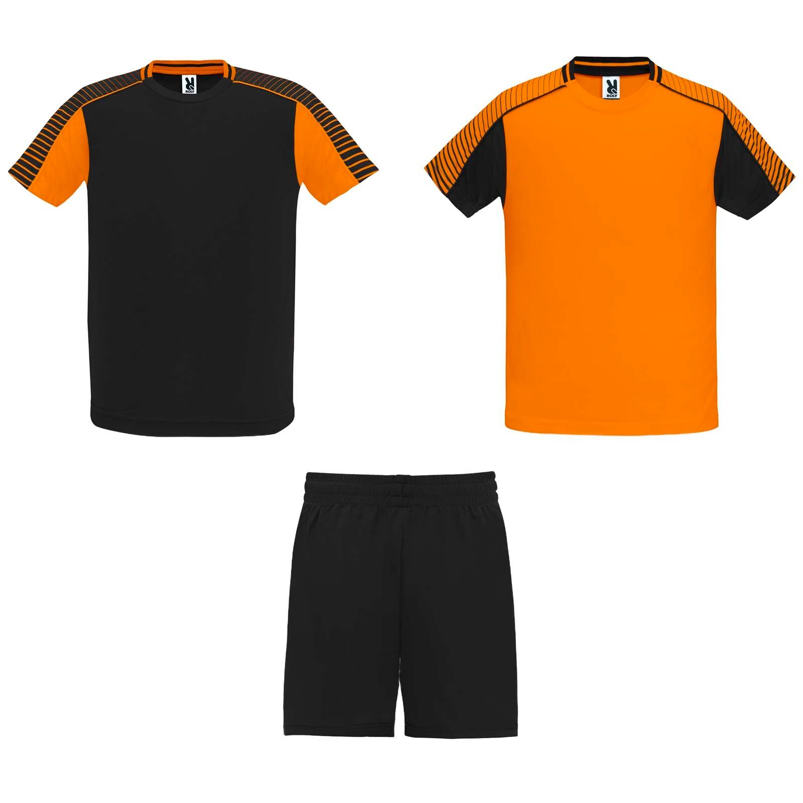 orange -  schwarz