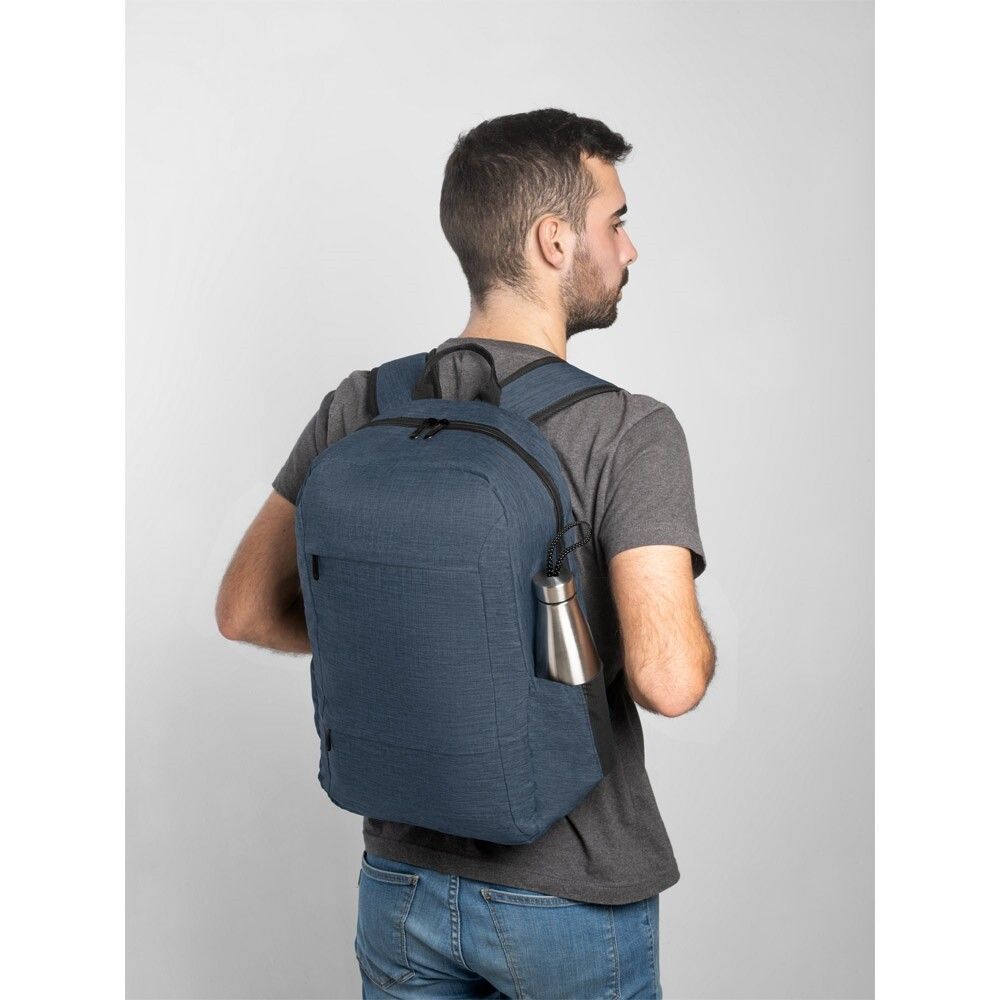 BUSINESS Laptop-Rucksack aus 300D 100% rPET - blau-113