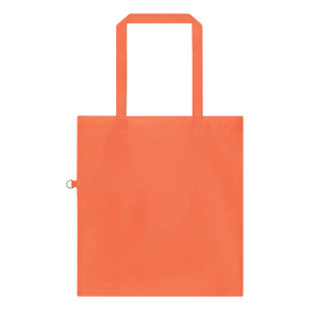 Veredelungsposition mittig auf der Vorderseite der Tasche