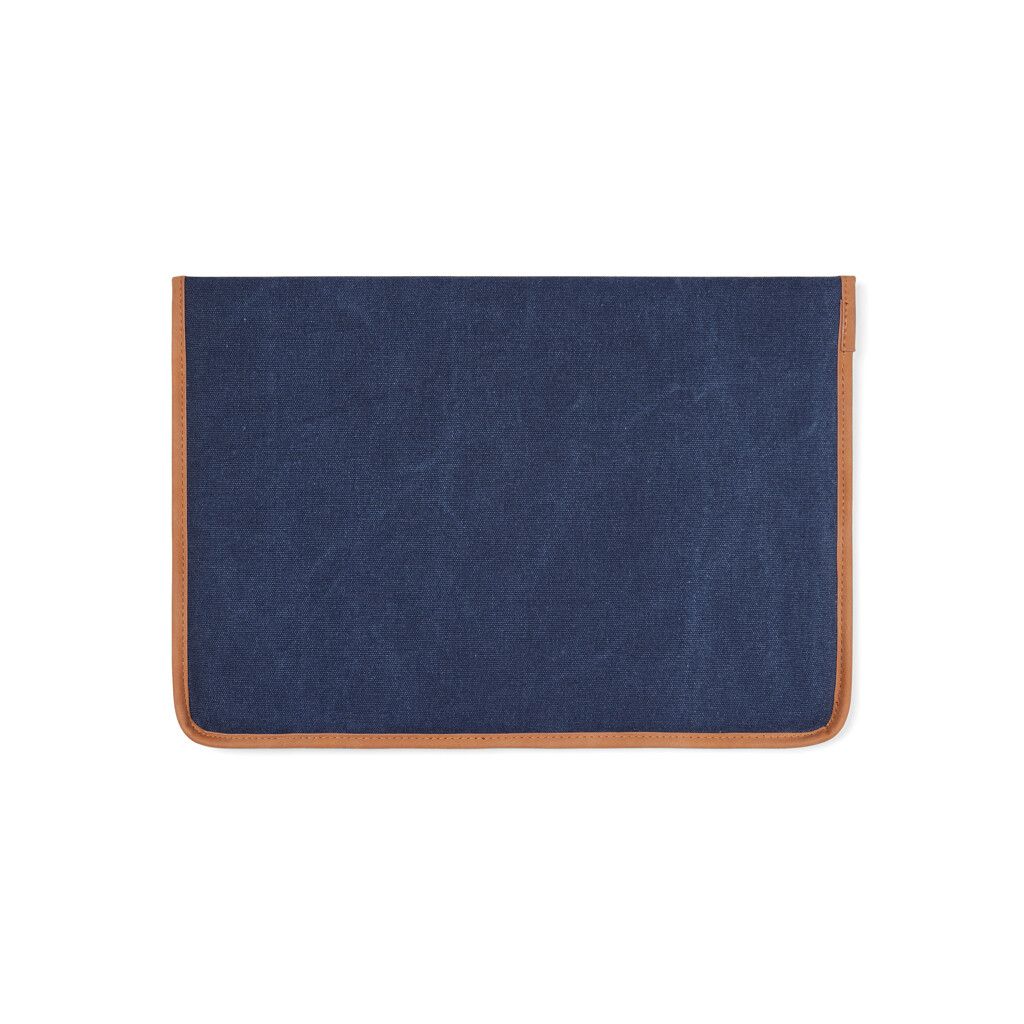 VINGA Bosler 14" Laptop-Tasche aus GRS recyceltem Canvas - navy blau-993