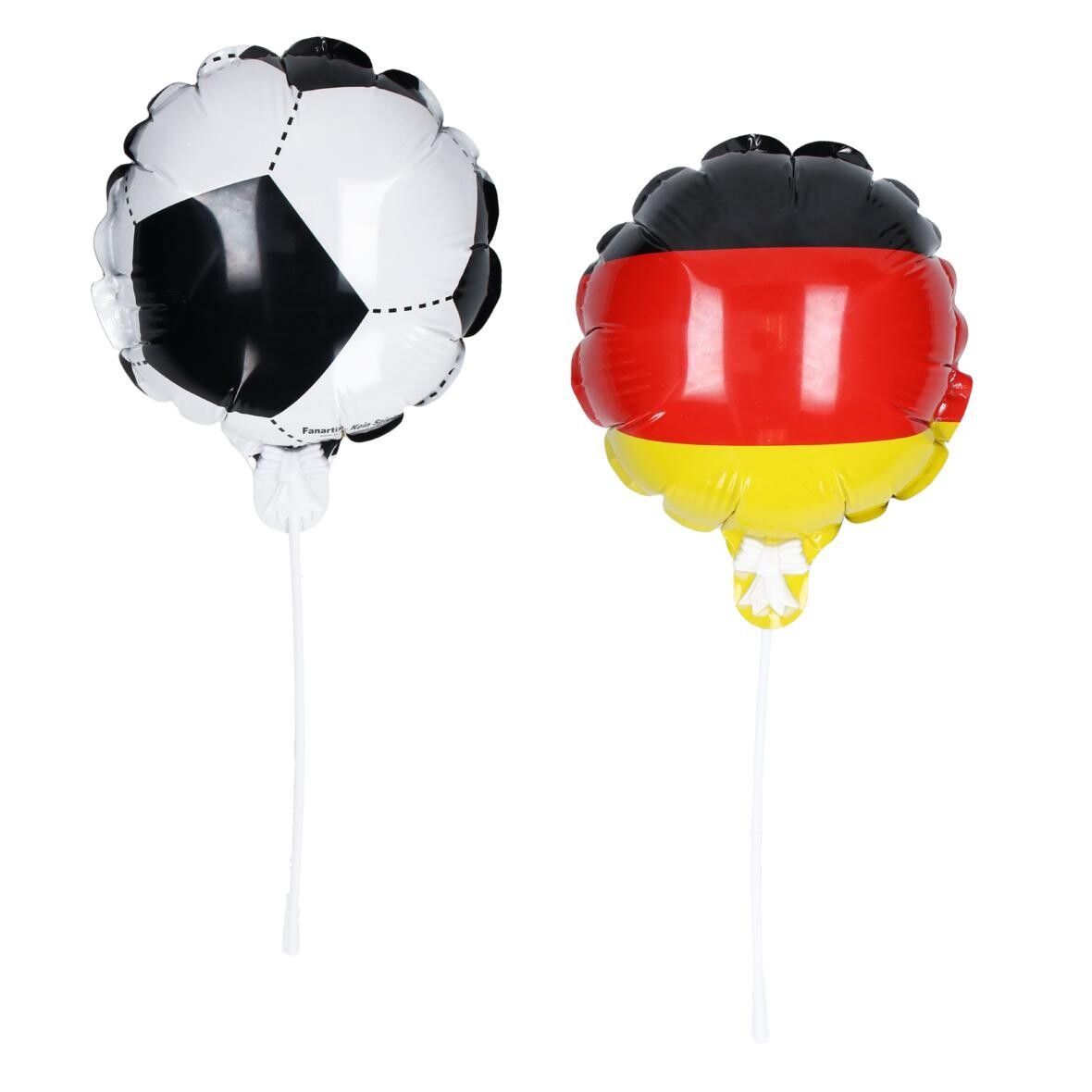 Luftballon, selbstaufblasend Soccer Deutschland, klein - Deutschland-Farben-862