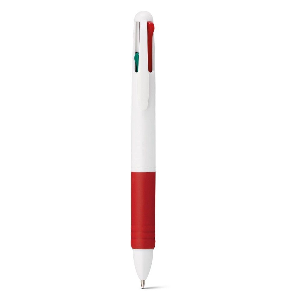 OCTUS 4 in 1 Kugelschreiber mit 4 Minenfarben - rot-642