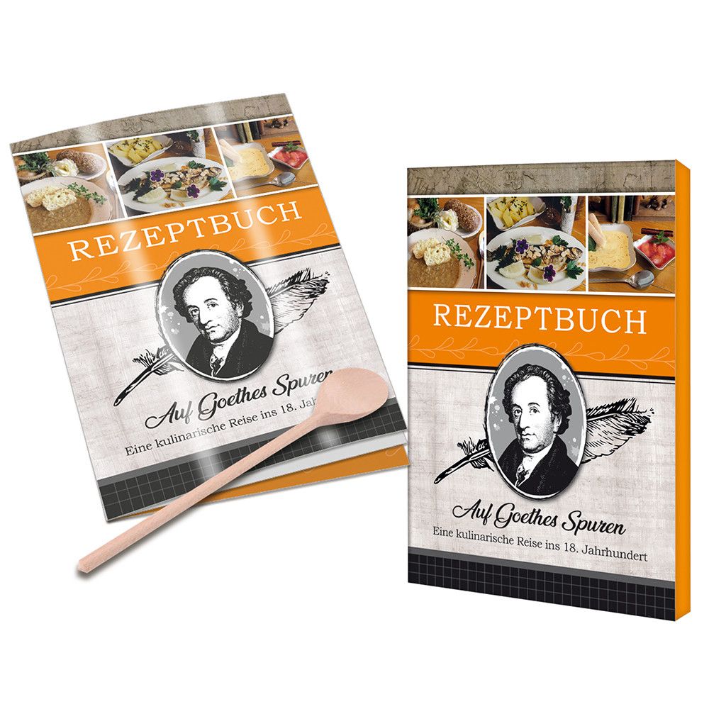 Rezeptbuch-Set "Auf Goethes Spuren" - Set mit 1-c Logoeindruck-177