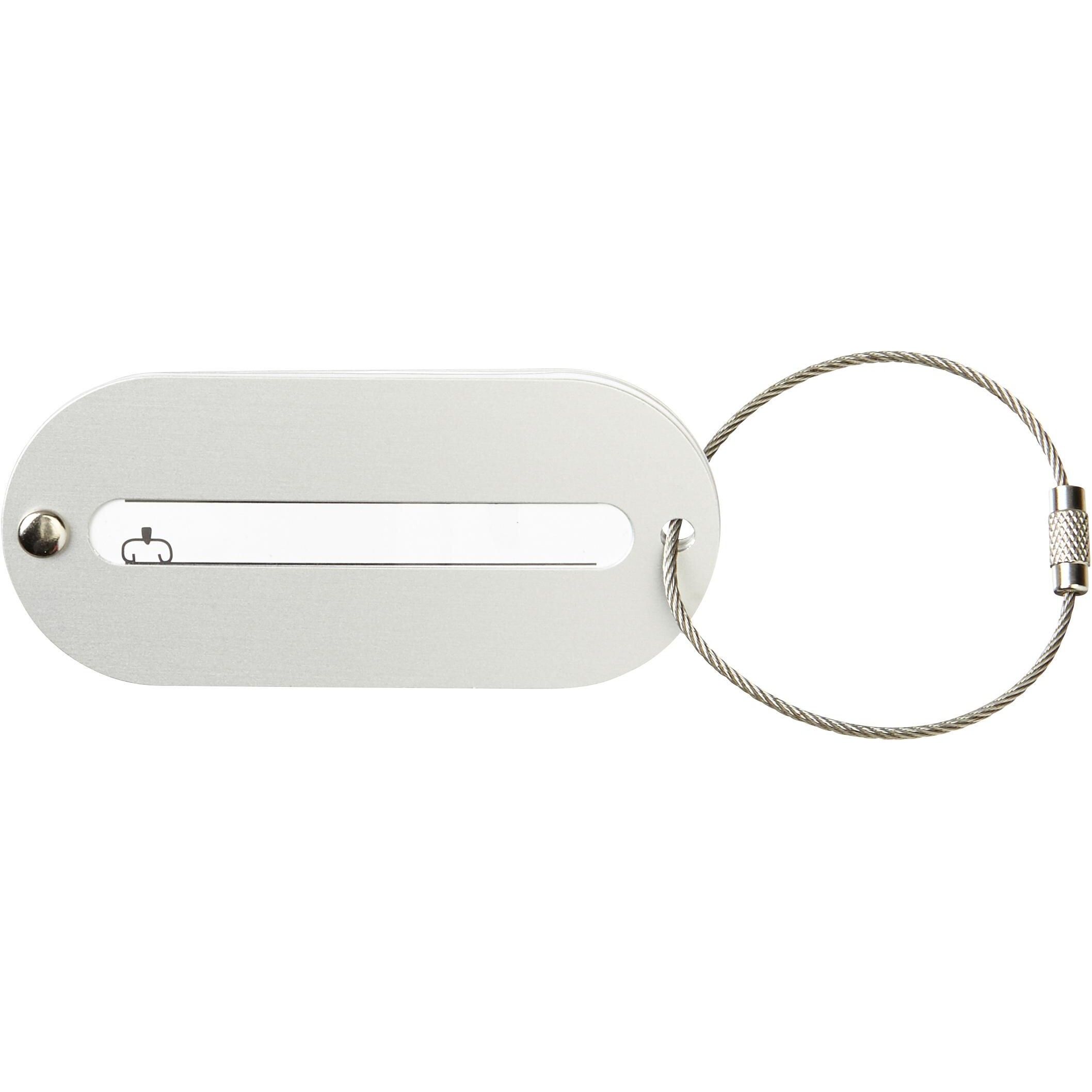 Kofferanhänger aus Metall Isa - silber-711
