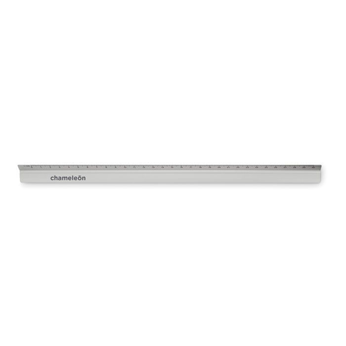 Dreikantlineal Aluminium 30cm TRIA - mattsilber-167