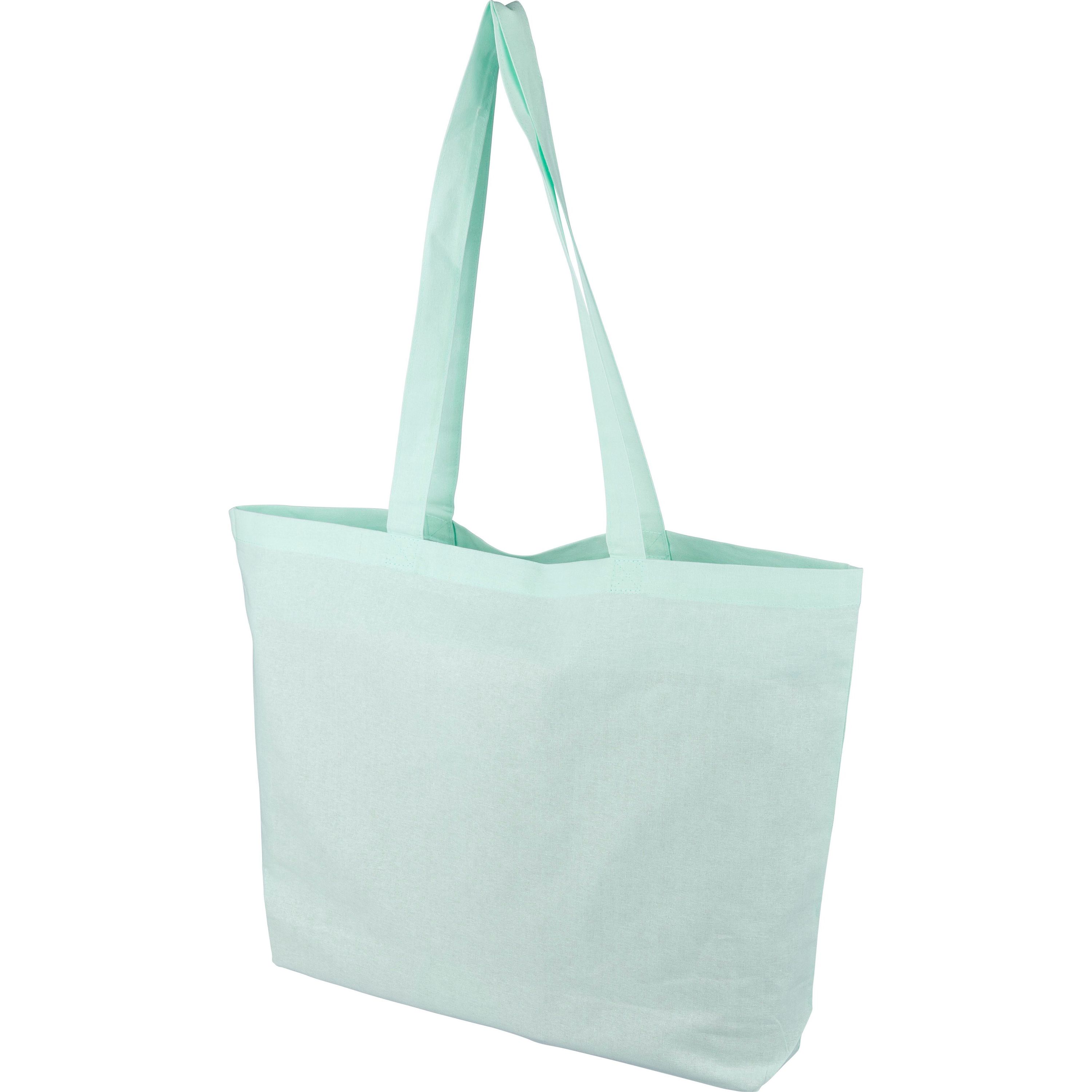 Baumwolle (140 g/m2) Einkaufstasche Tarin - blau-344